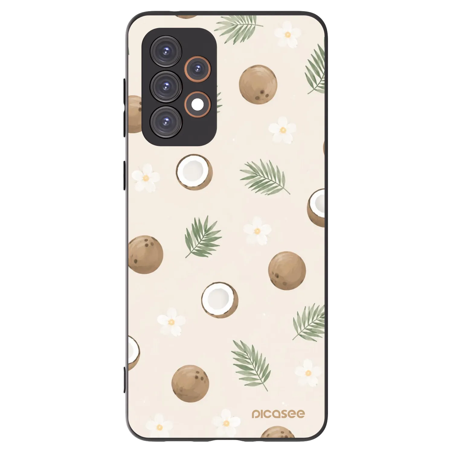 Picasee silikónový čierny obal pre Samsung Galaxy A33 5G A336 - Coconut Breeze