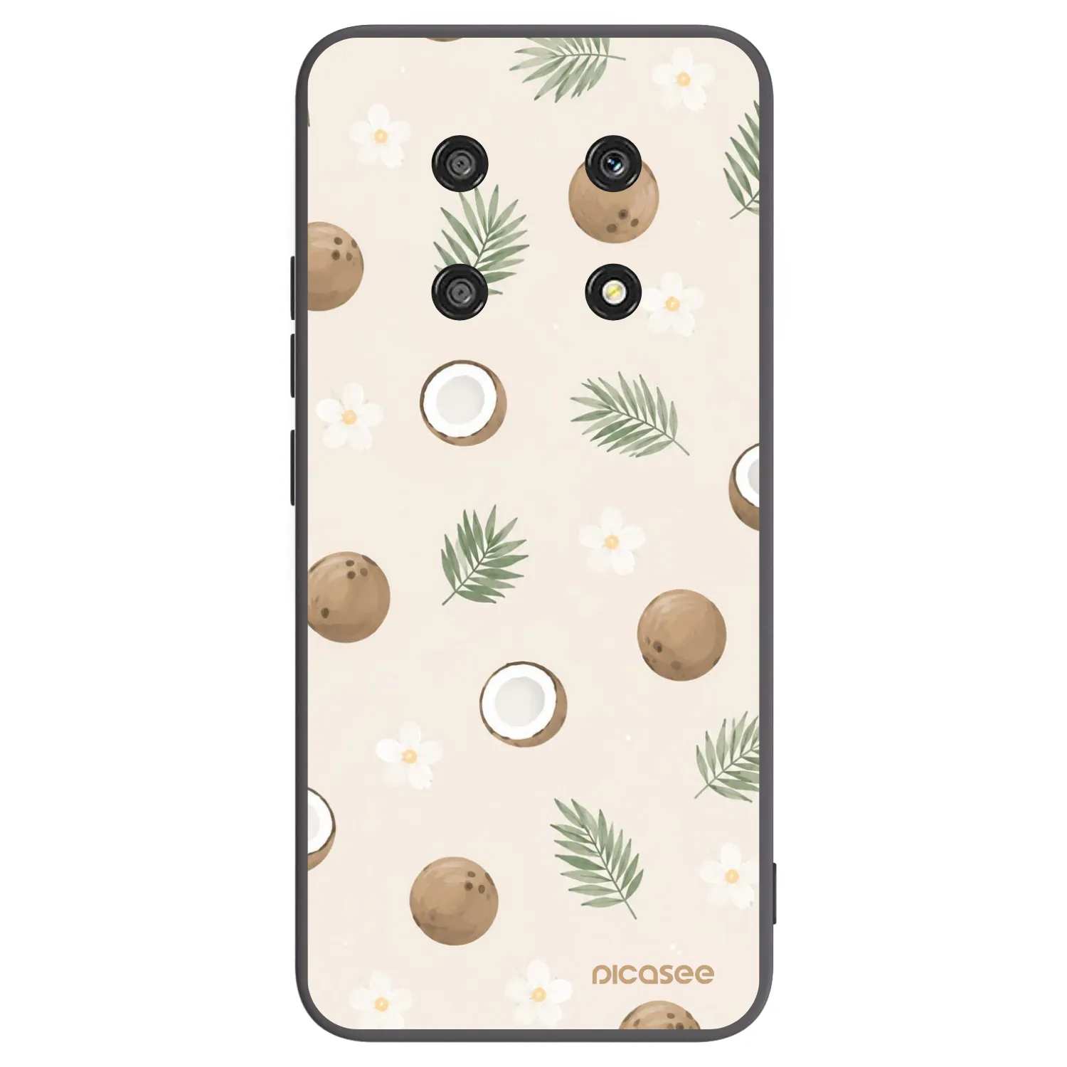 Picasee silikónový čierny obal pre Honor Magic4 Lite 5G - Coconut Breeze