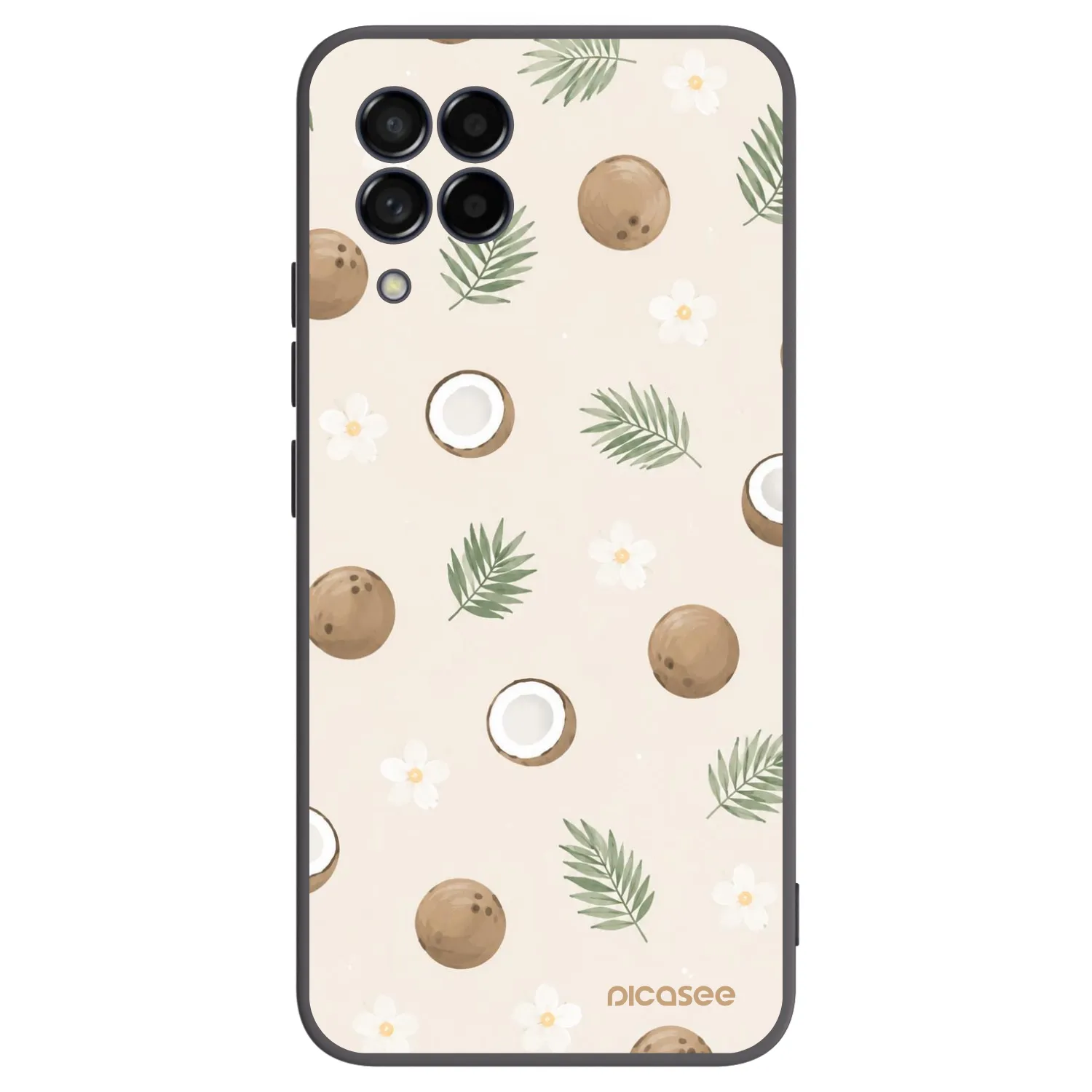 Picasee silikónový čierny obal pre Samsung Galaxy M53 5G - Coconut Breeze