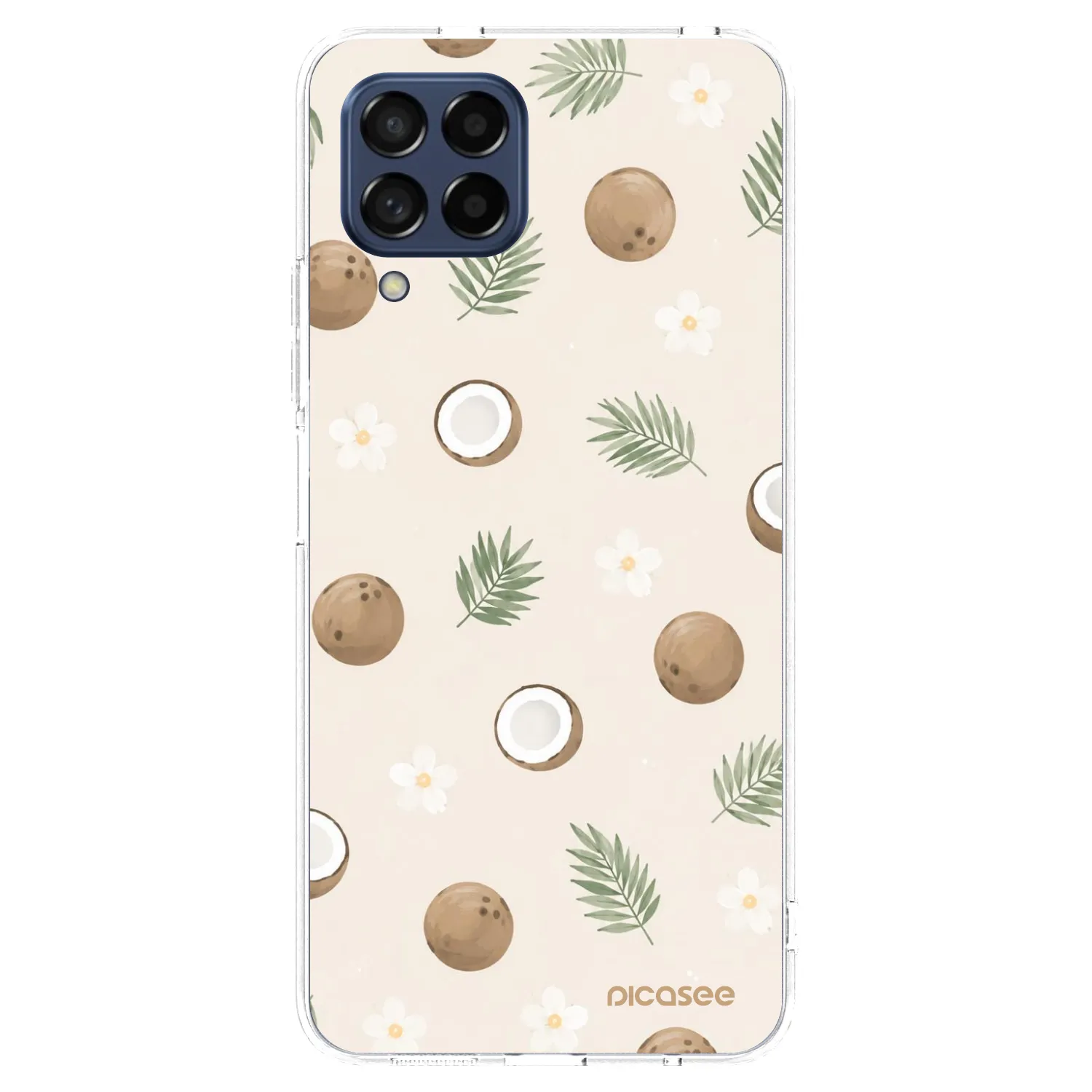 Picasee silikónový prehľadný obal pre Samsung Galaxy M53 5G - Coconut Breeze