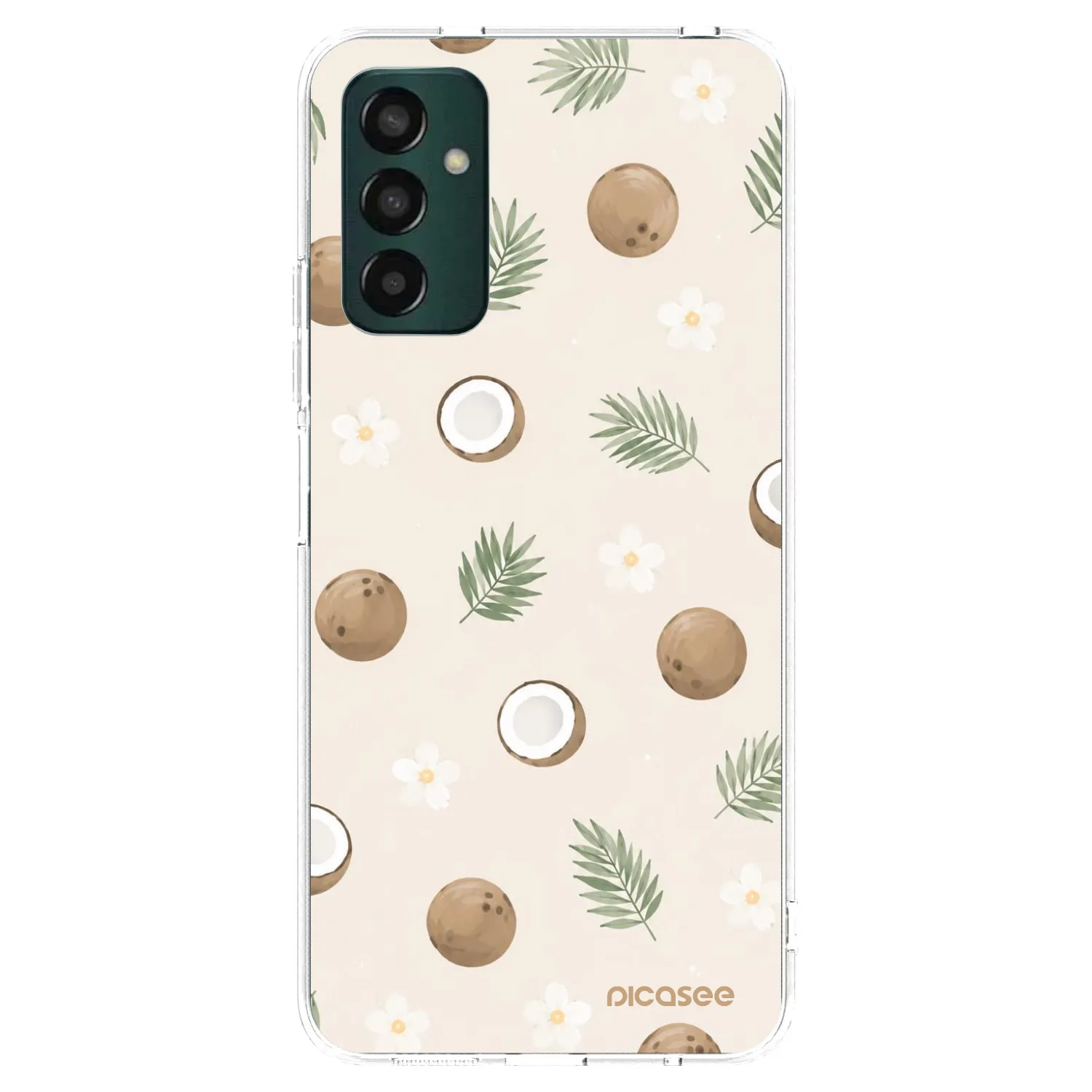 Picasee silikónový prehľadný obal pre Samsung Galaxy M13 M135F - Coconut Breeze