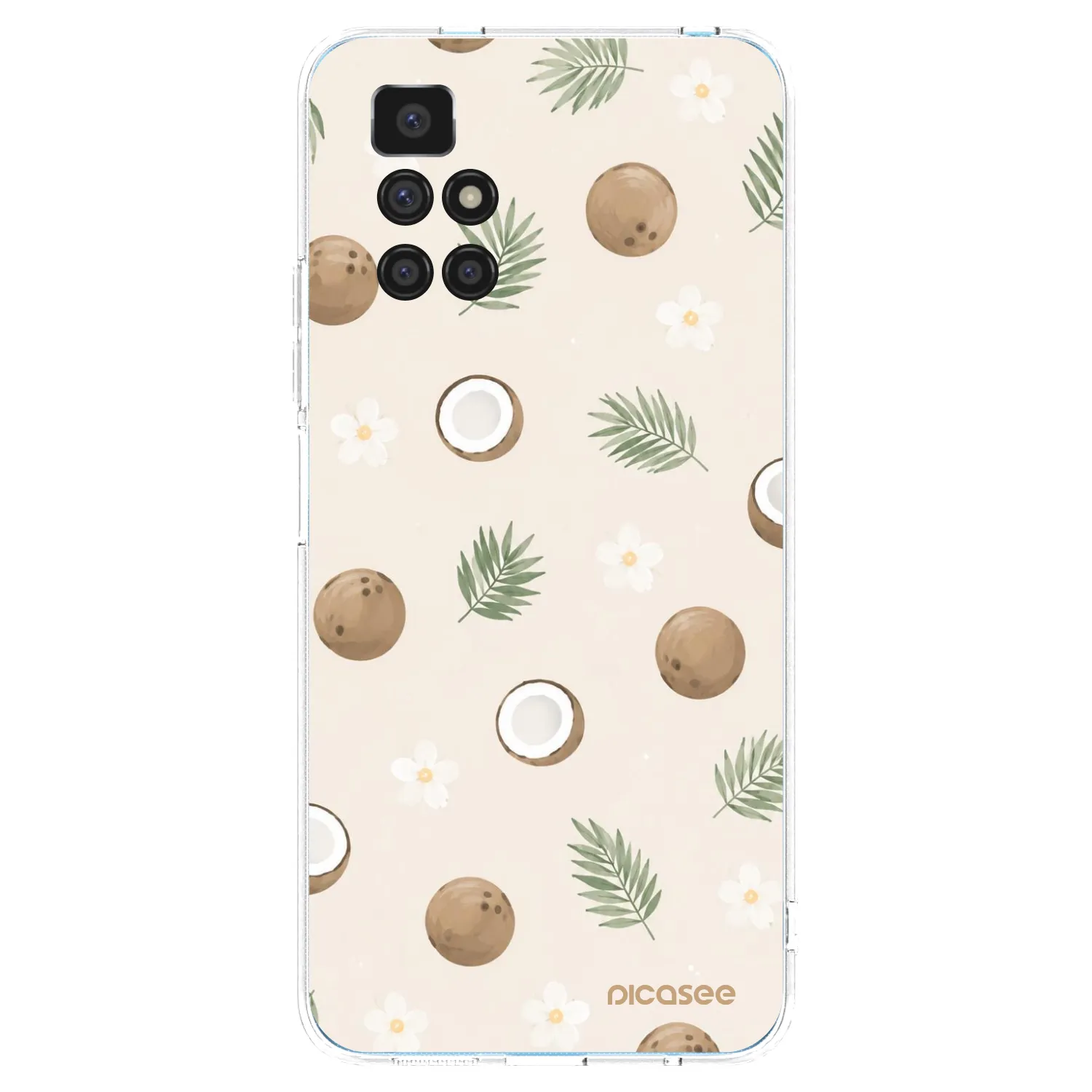 Picasee silikónový prehľadný obal pre Xiaomi Redmi 10 (2022) - Coconut Breeze