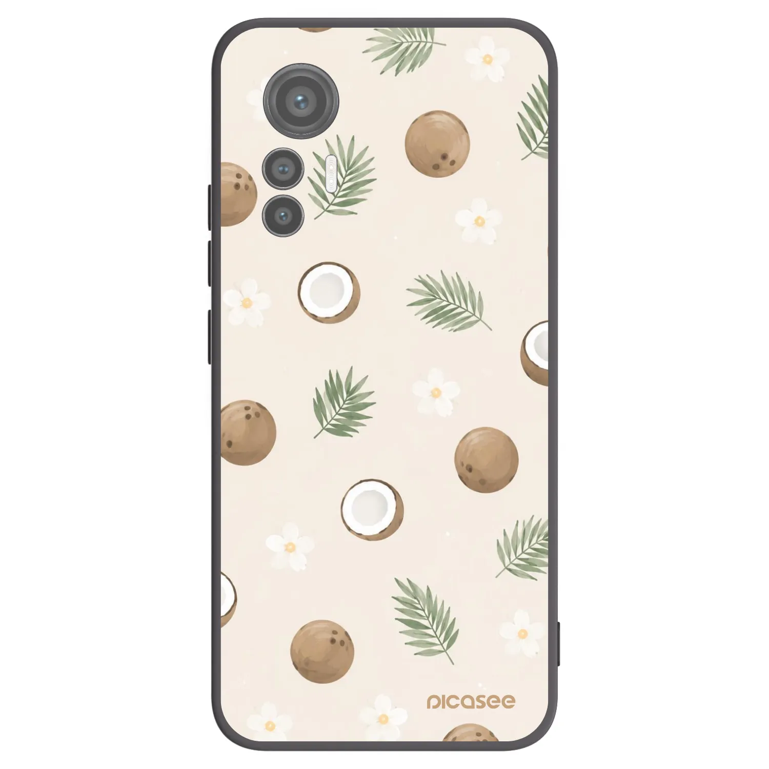 Picasee silikónový čierny obal pre Xiaomi 12 Lite - Coconut Breeze