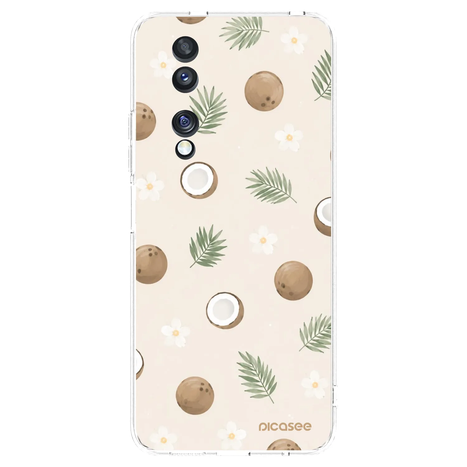 Picasee silikónový prehľadný obal pre Honor 70 - Coconut Breeze