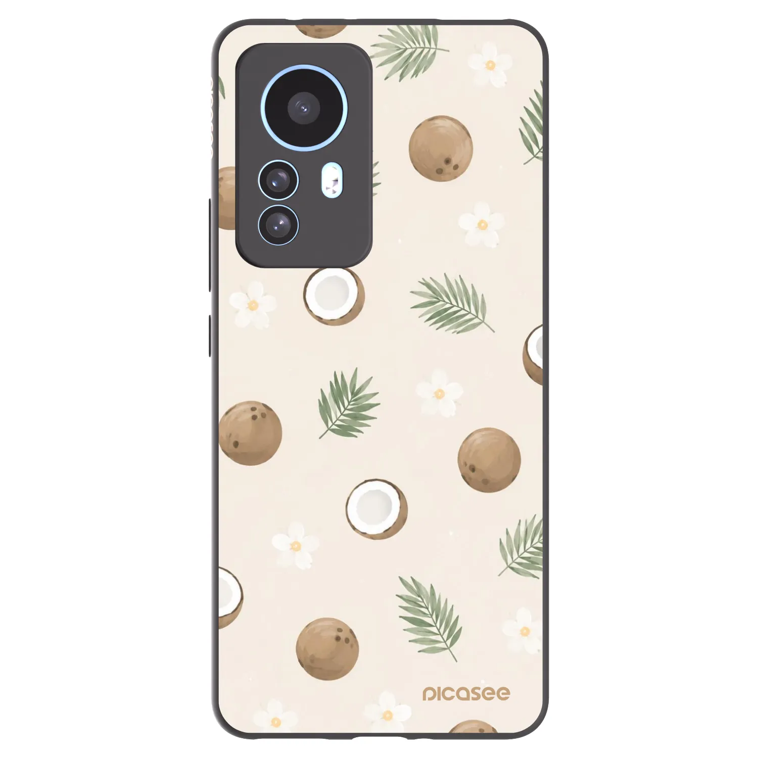 Picasee silikónový čierny obal pre Xiaomi 12T Pro - Coconut Breeze