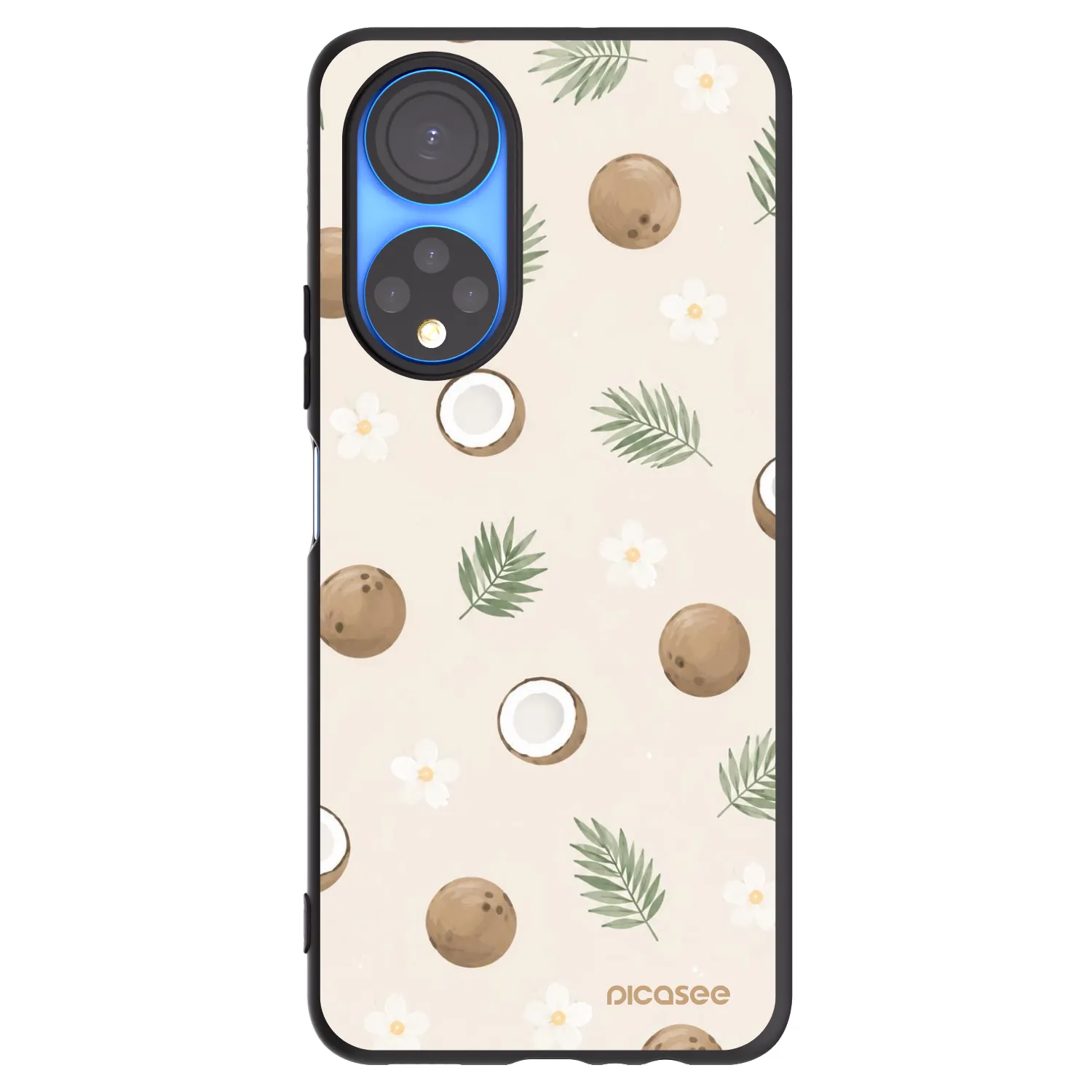 Picasee silikónový čierny obal pre Honor X7 - Coconut Breeze