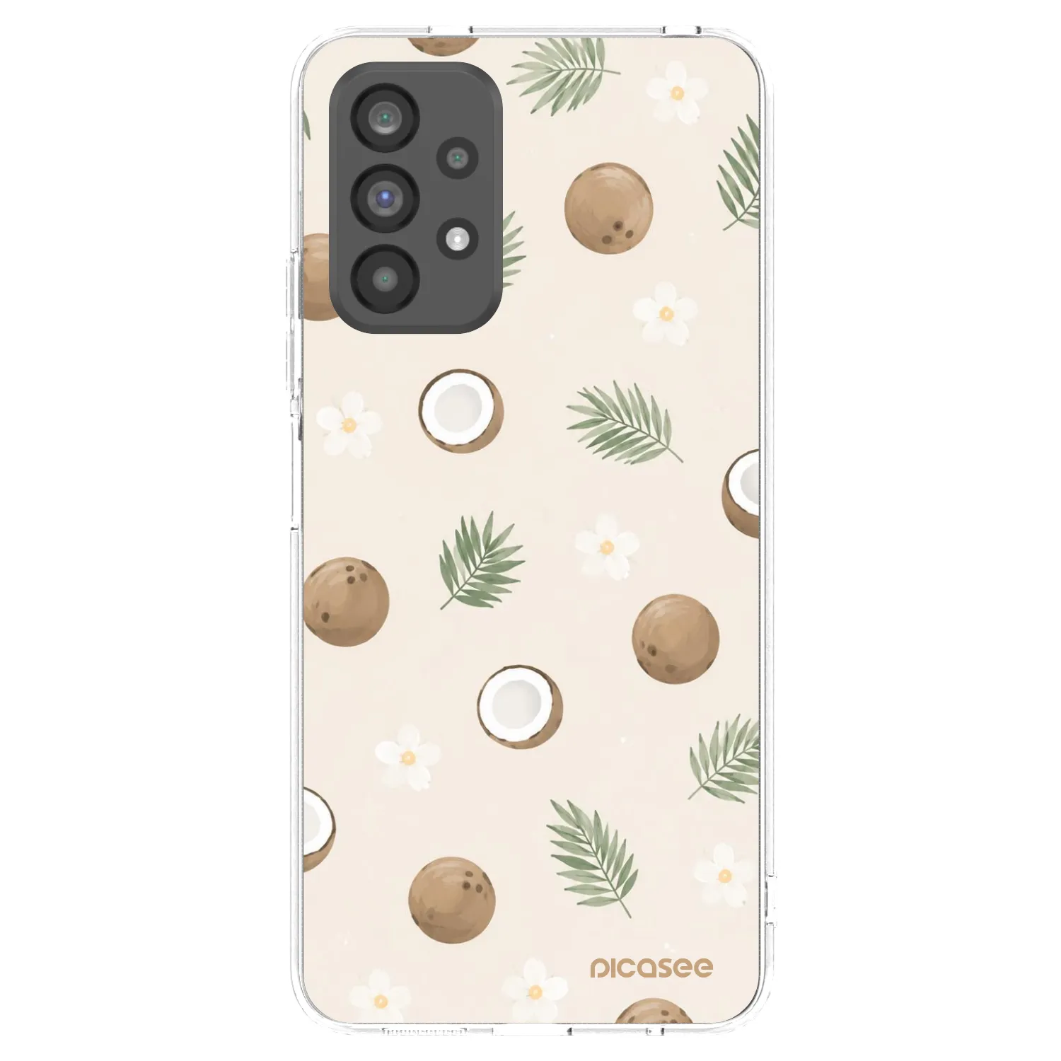 Picasee silikónový prehľadný obal pre Samsung Galaxy A73 5G - Coconut Breeze