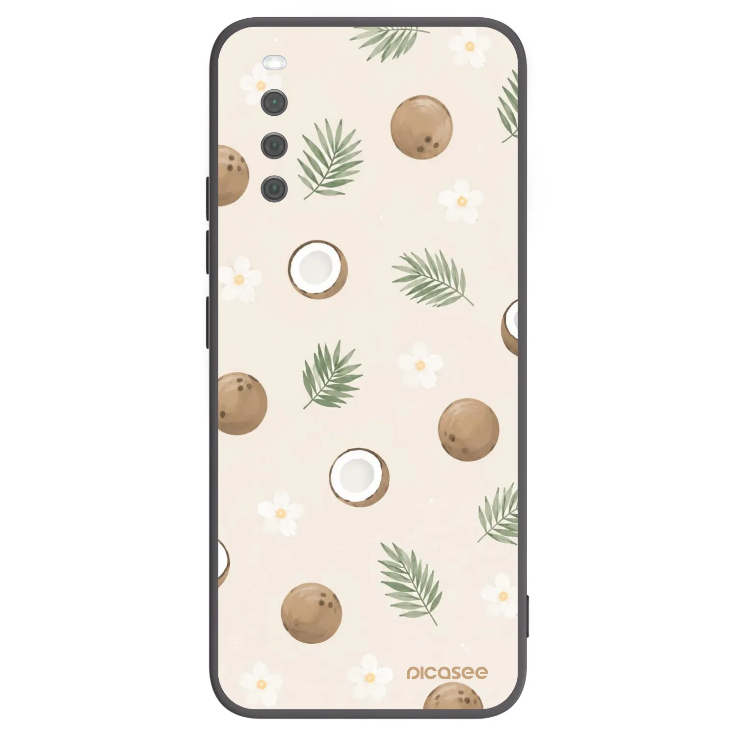 Picasee silikónový čierny obal pre Sony Xperia 10 III - Coconut Breeze
