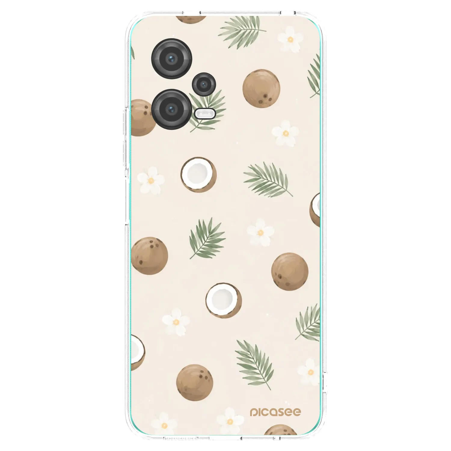 Picasee silikónový prehľadný obal pre Xiaomi Poco X5 - Coconut Breeze