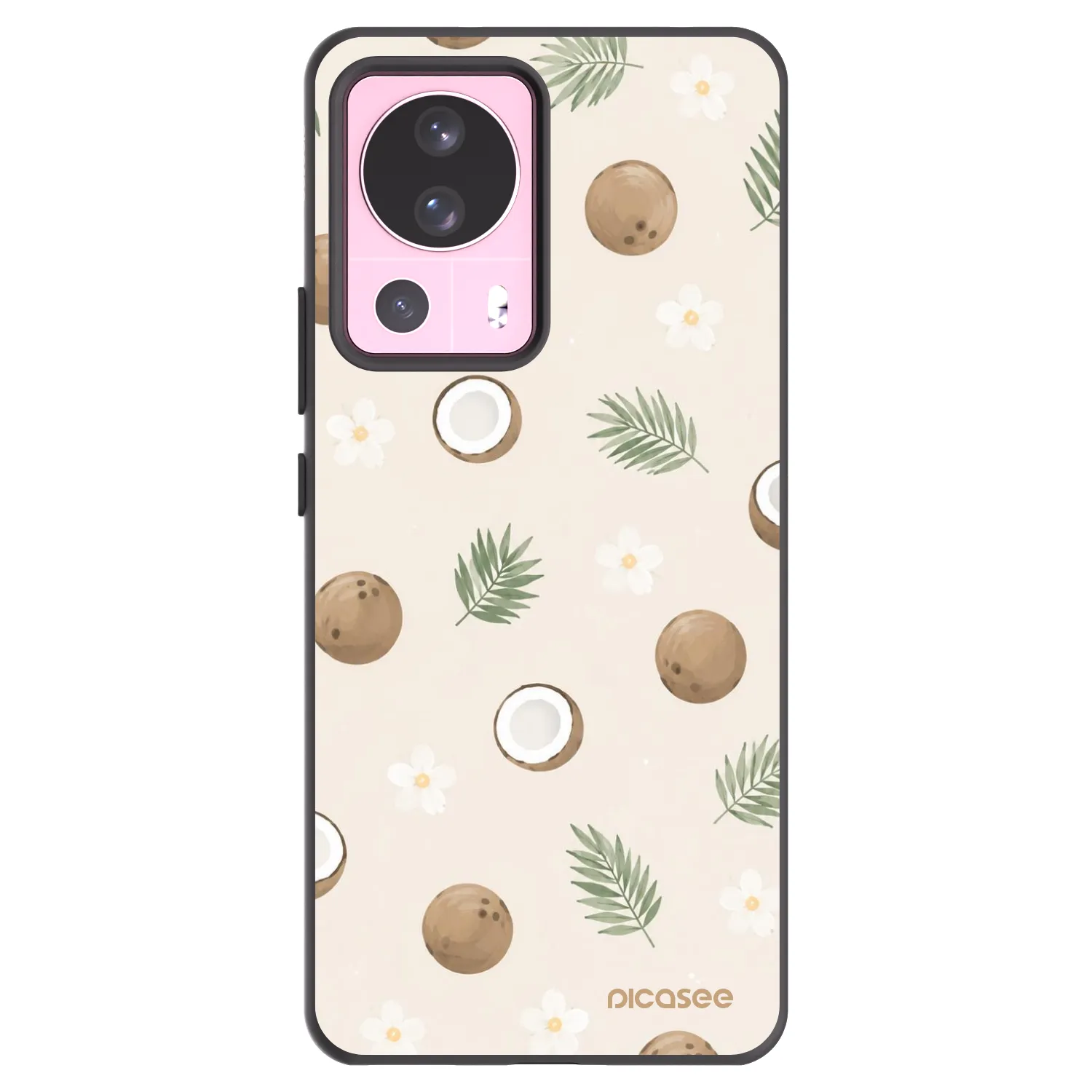 Picasee silikónový čierny obal pre Xiaomi 13 Lite - Coconut Breeze
