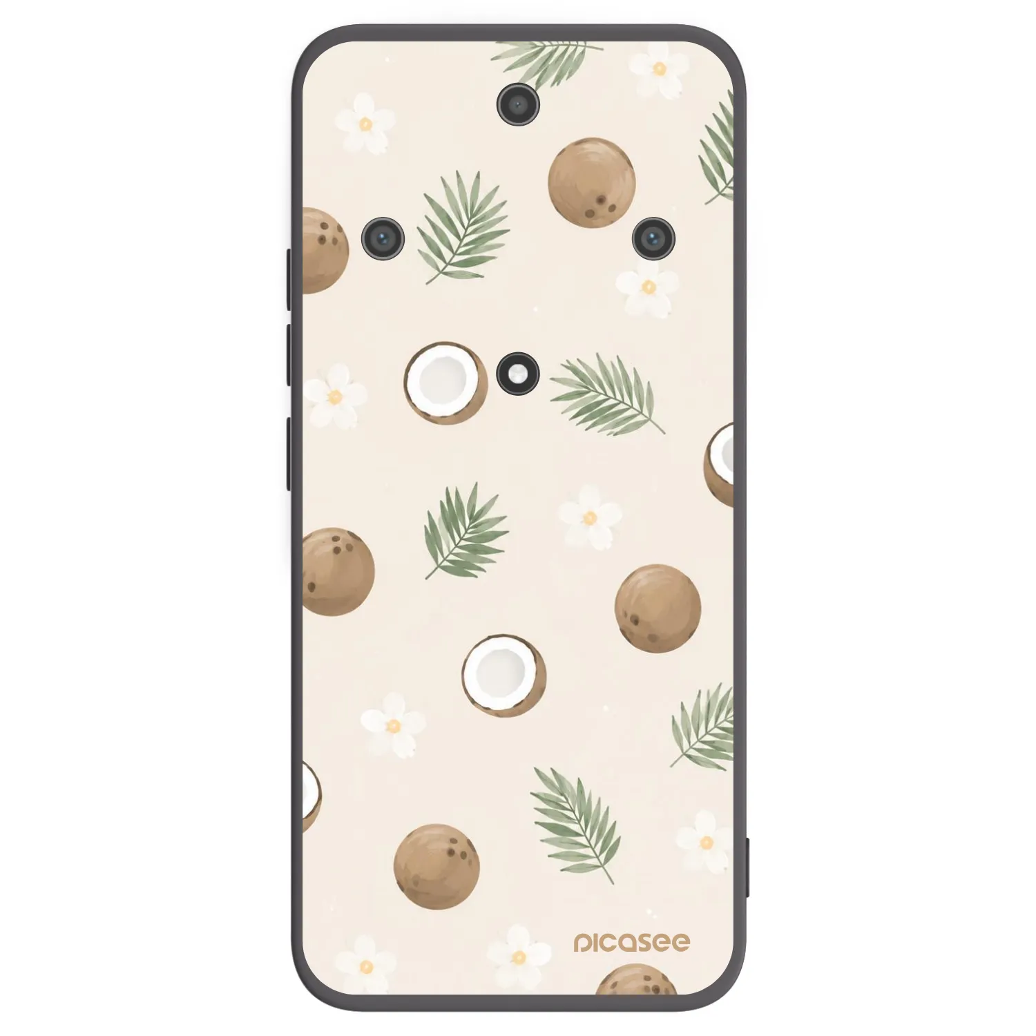 Picasee silikónový čierny obal pre Honor Magic5 Lite 5G - Coconut Breeze