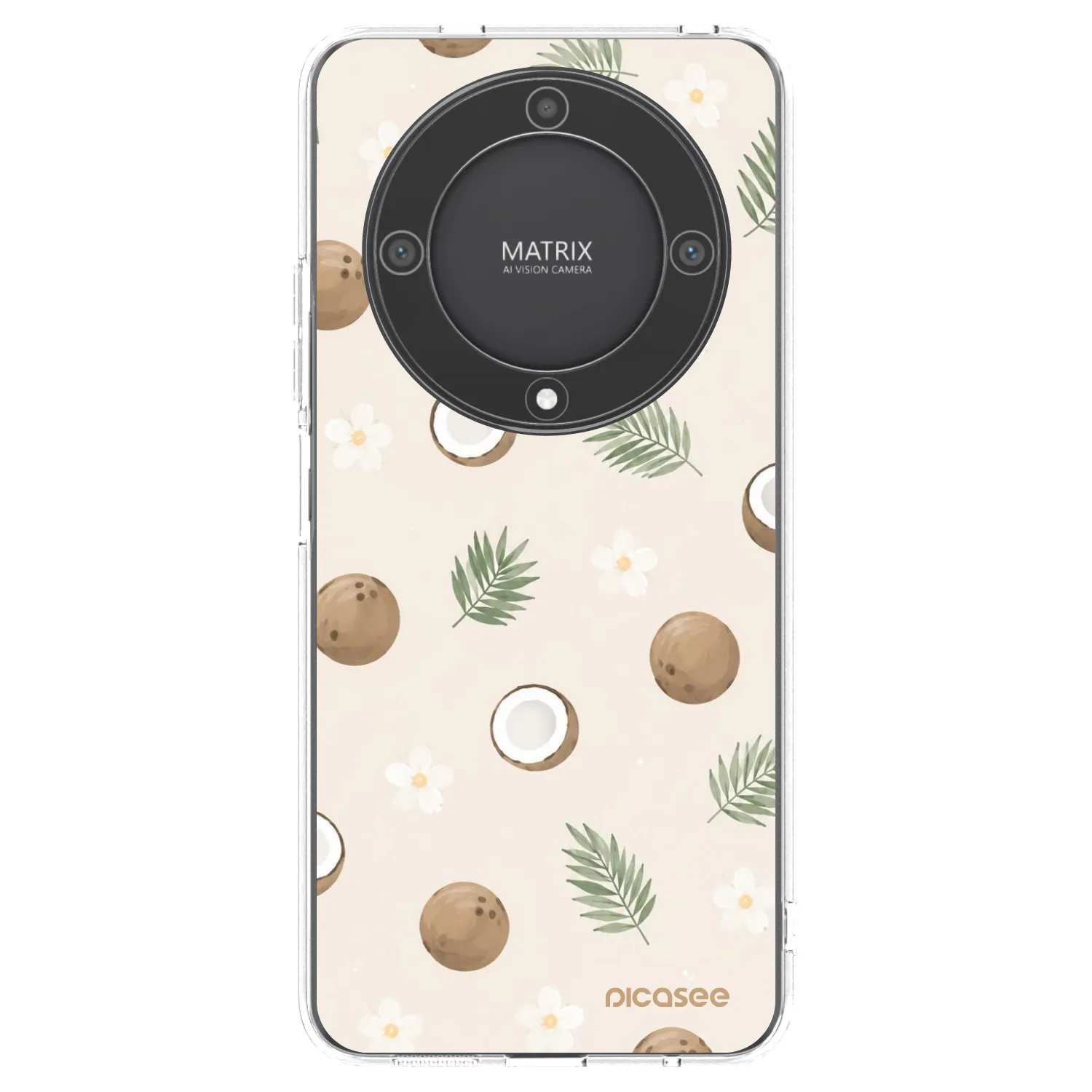 Picasee silikónový prehľadný obal pre Honor Magic5 Lite 5G - Coconut Breeze