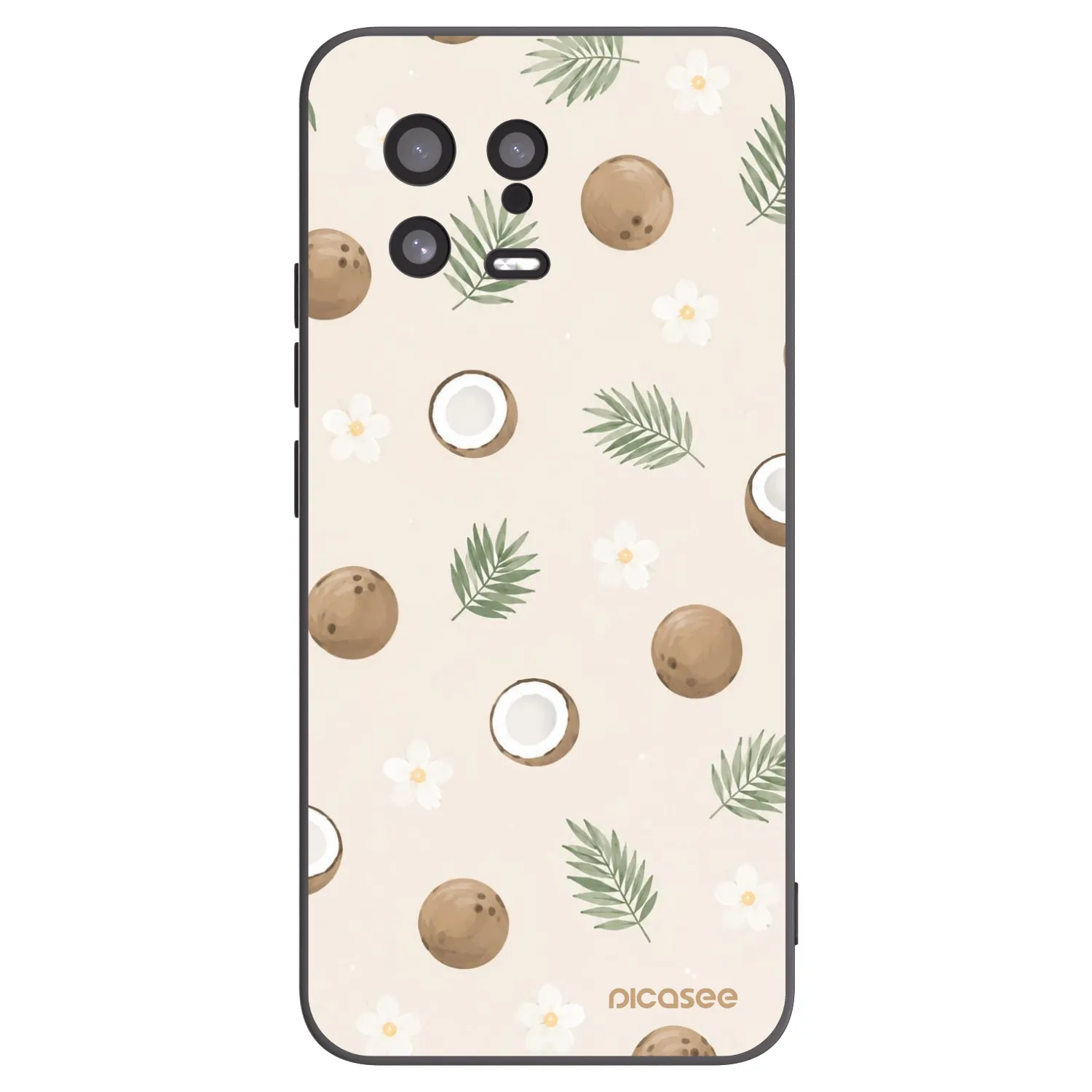 Picasee silikónový čierny obal pre Xiaomi 13 - Coconut Breeze