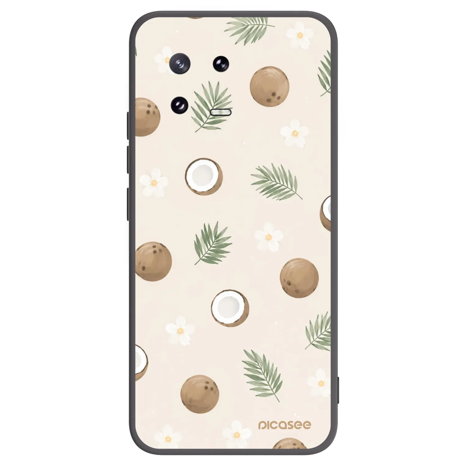 Picasee silikónový čierny obal pre Xiaomi 13 Pro - Coconut Breeze