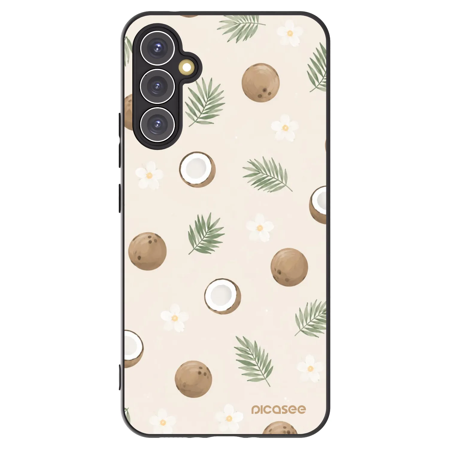 Picasee silikónový čierny obal pre Samsung Galaxy A34 5G A346B - Coconut Breeze
