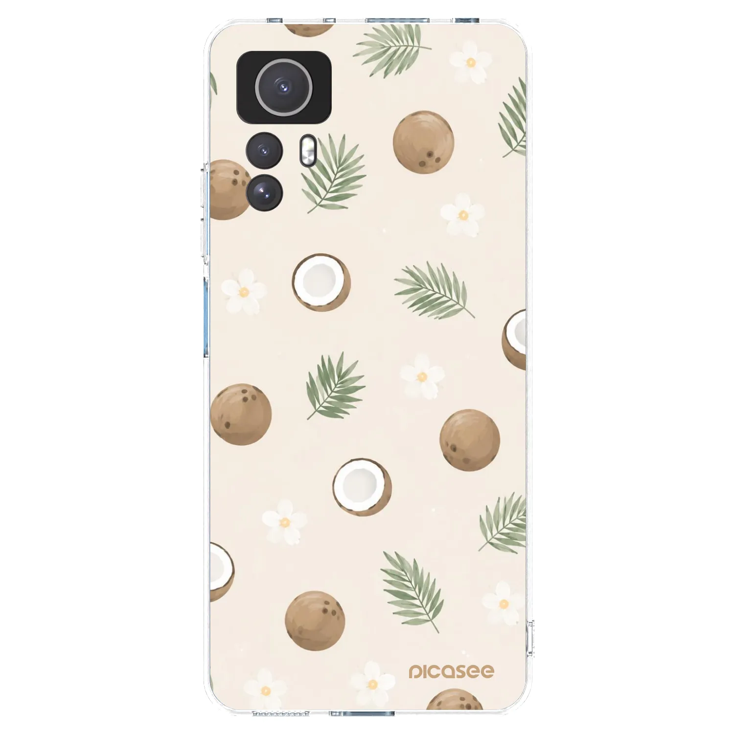 Picasee silikónový prehľadný obal pre Xiaomi Redmi Note 12S - Coconut Breeze
