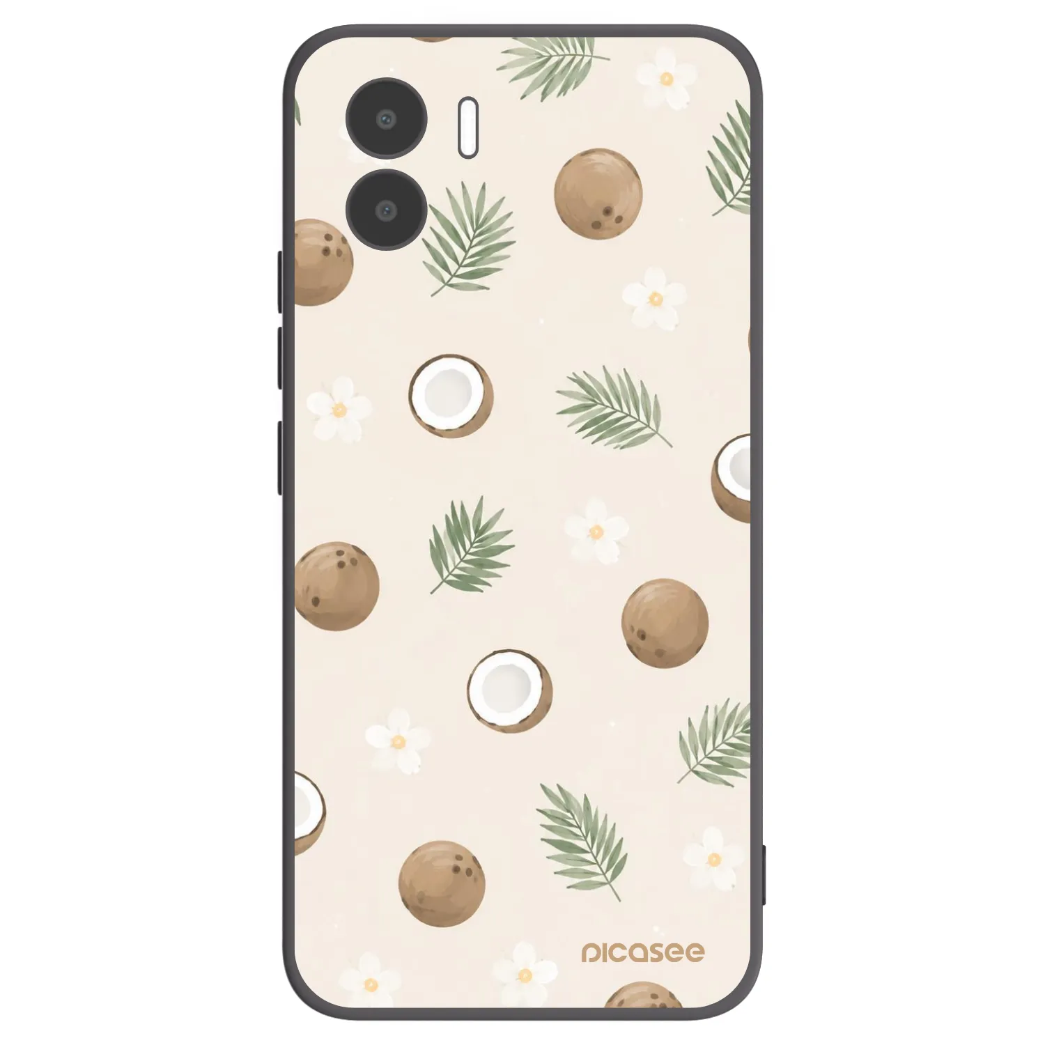 Picasee silikónový čierny obal pre Xiaomi Redmi A2 - Coconut Breeze