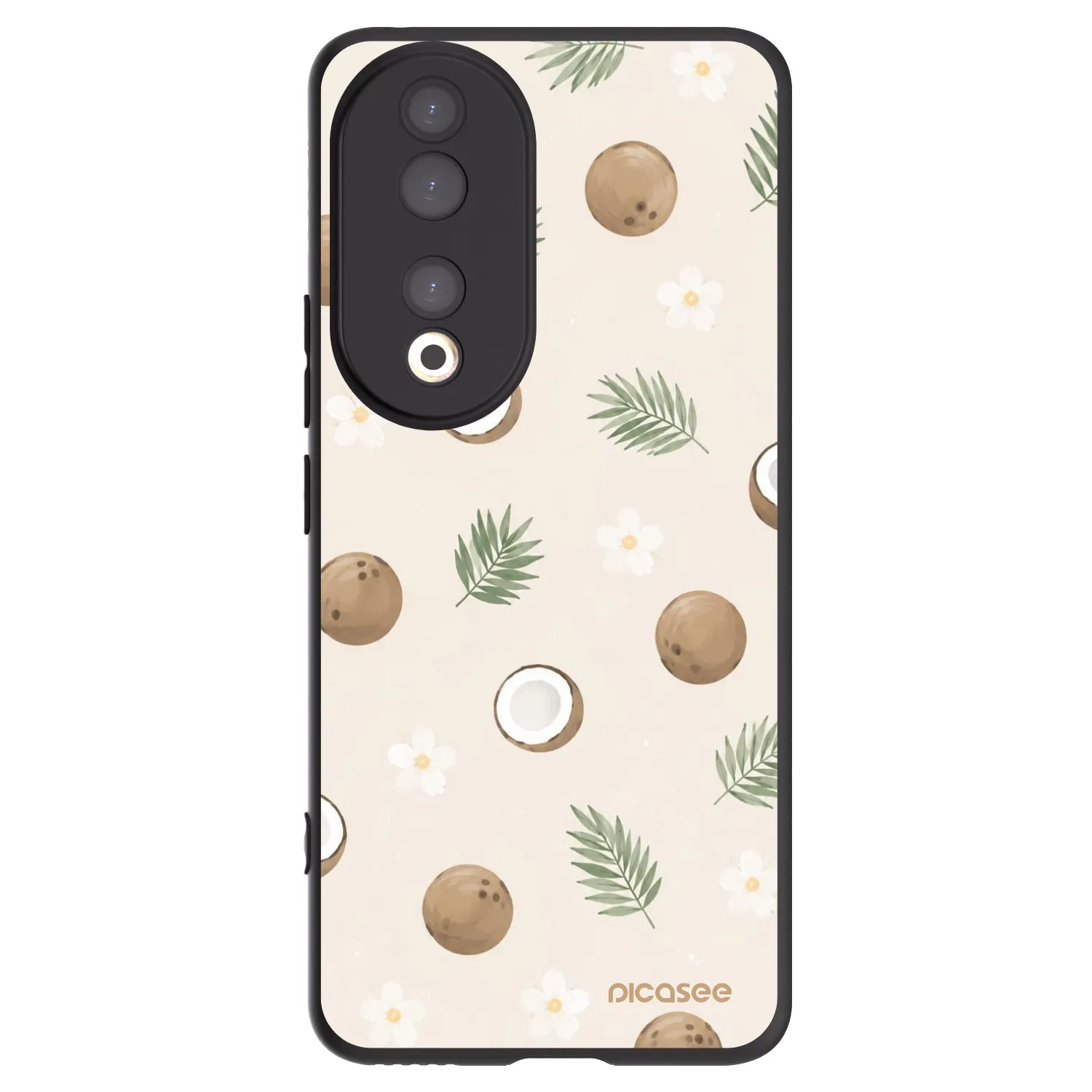 Picasee silikónový čierny obal pre Honor 90 5G - Coconut Breeze