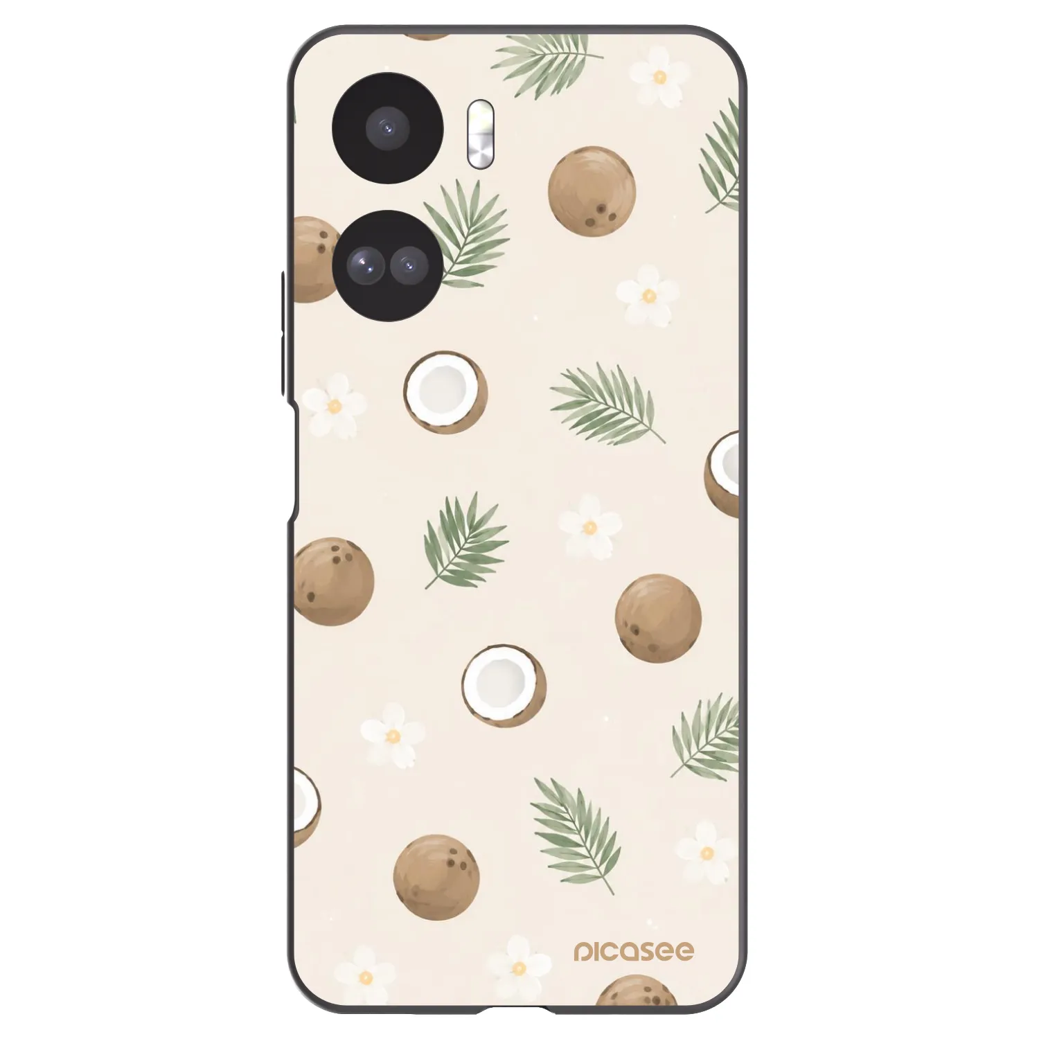 Picasee silikónový čierny obal pre Honor 90 Lite 5G - Coconut Breeze