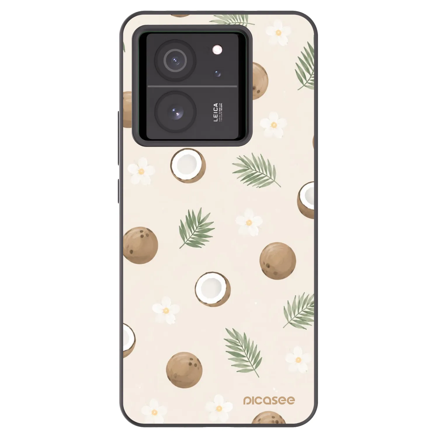 Picasee silikónový čierny obal pre Xiaomi 13T - Coconut Breeze