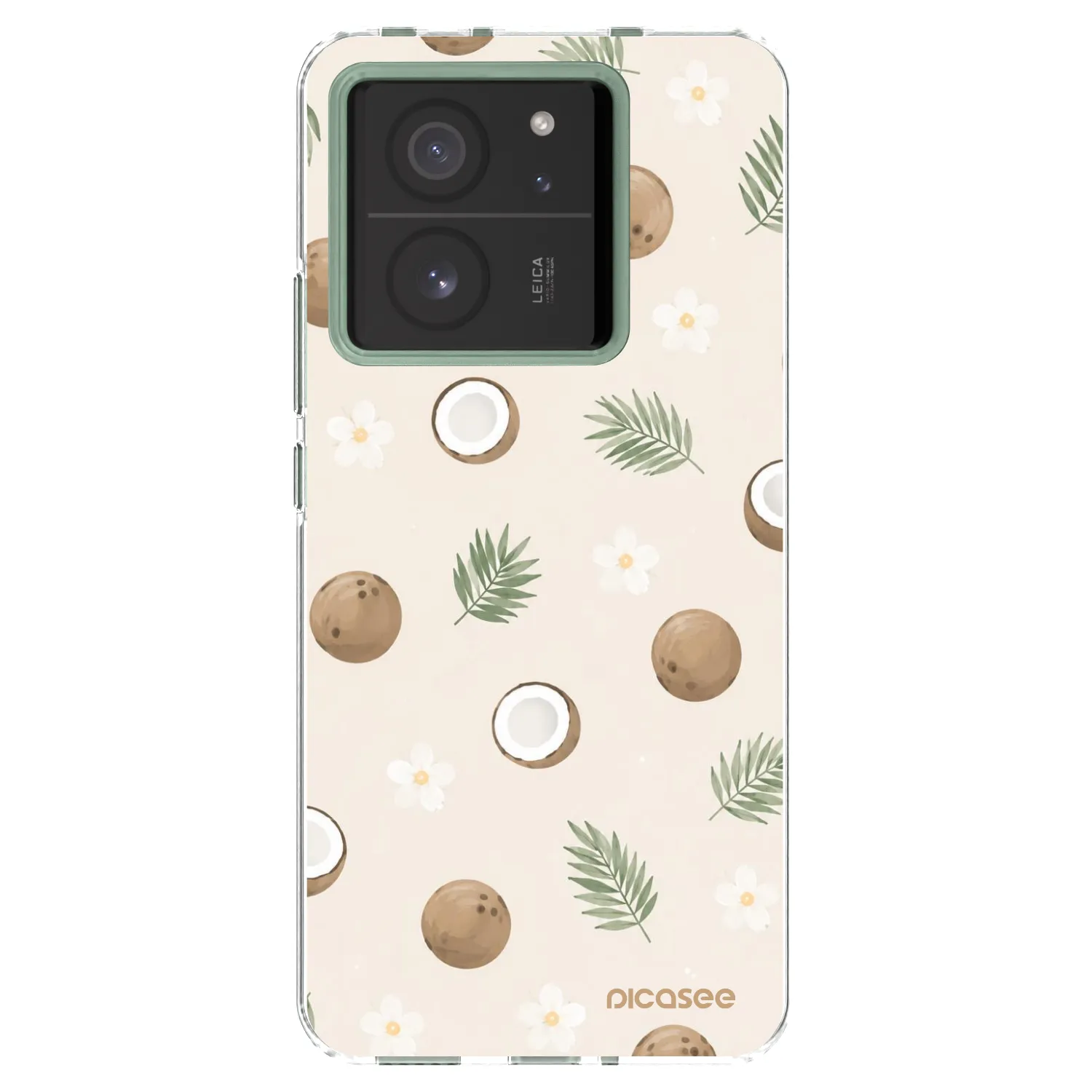 Picasee silikónový prehľadný obal pre Xiaomi 13T Pro - Coconut Breeze