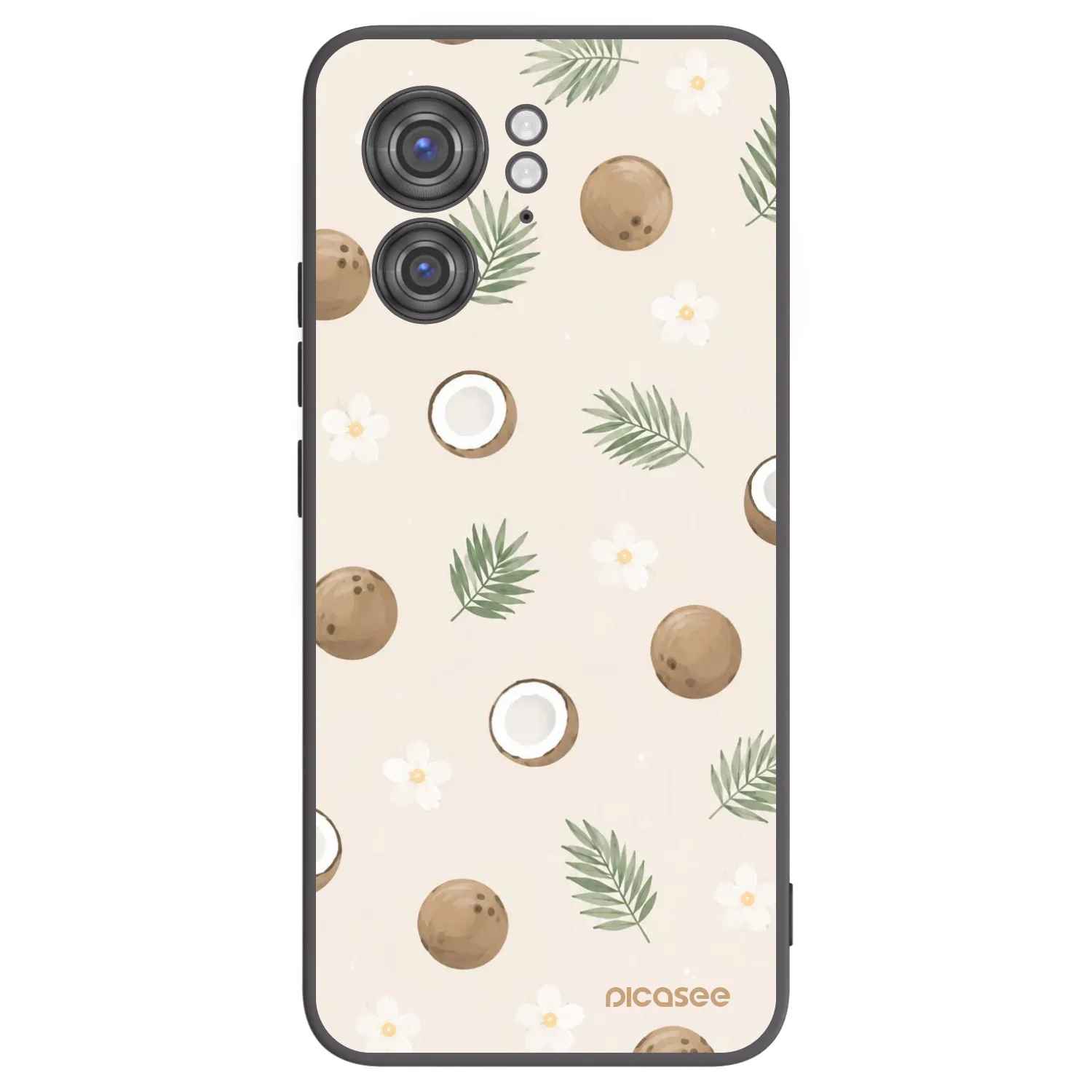 Picasee silikónový čierny obal pre Motorola Edge 40 - Coconut Breeze