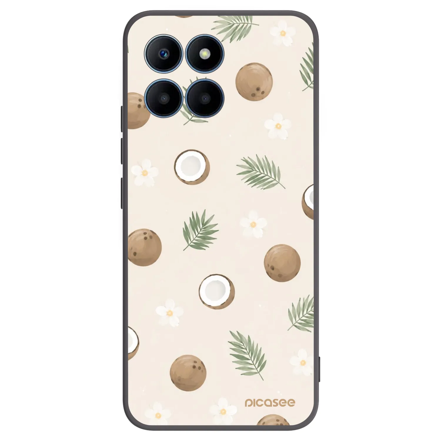 Picasee silikónový čierny obal pre Honor 70 Lite - Coconut Breeze