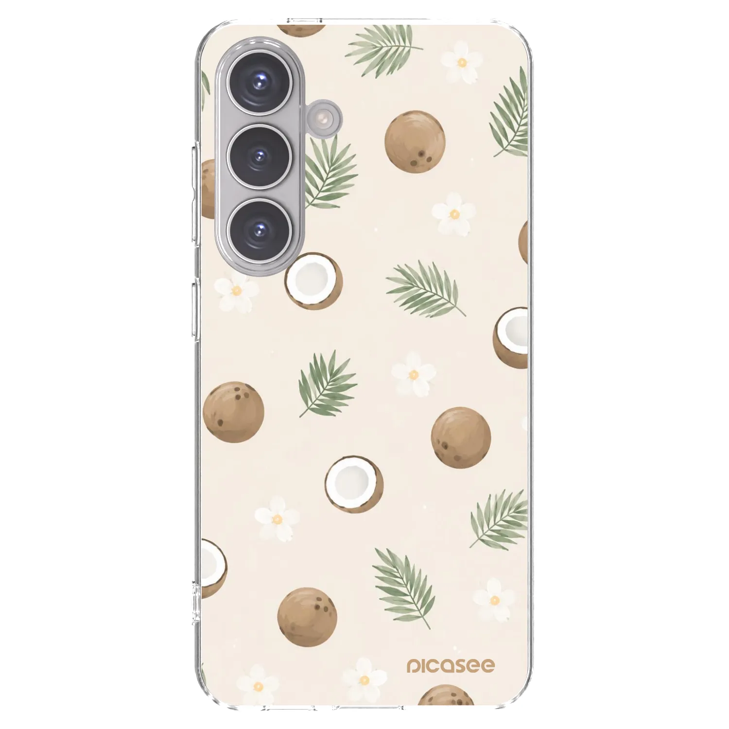 Picasee silikónový prehľadný obal pre Samsung Galaxy S24 S921B 5G - Coconut Breeze