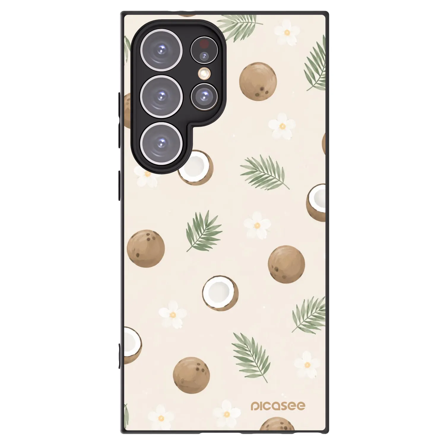 Picasee silikónový čierny obal pre Samsung Galaxy S24 Ultra S928B 5G - Coconut Breeze