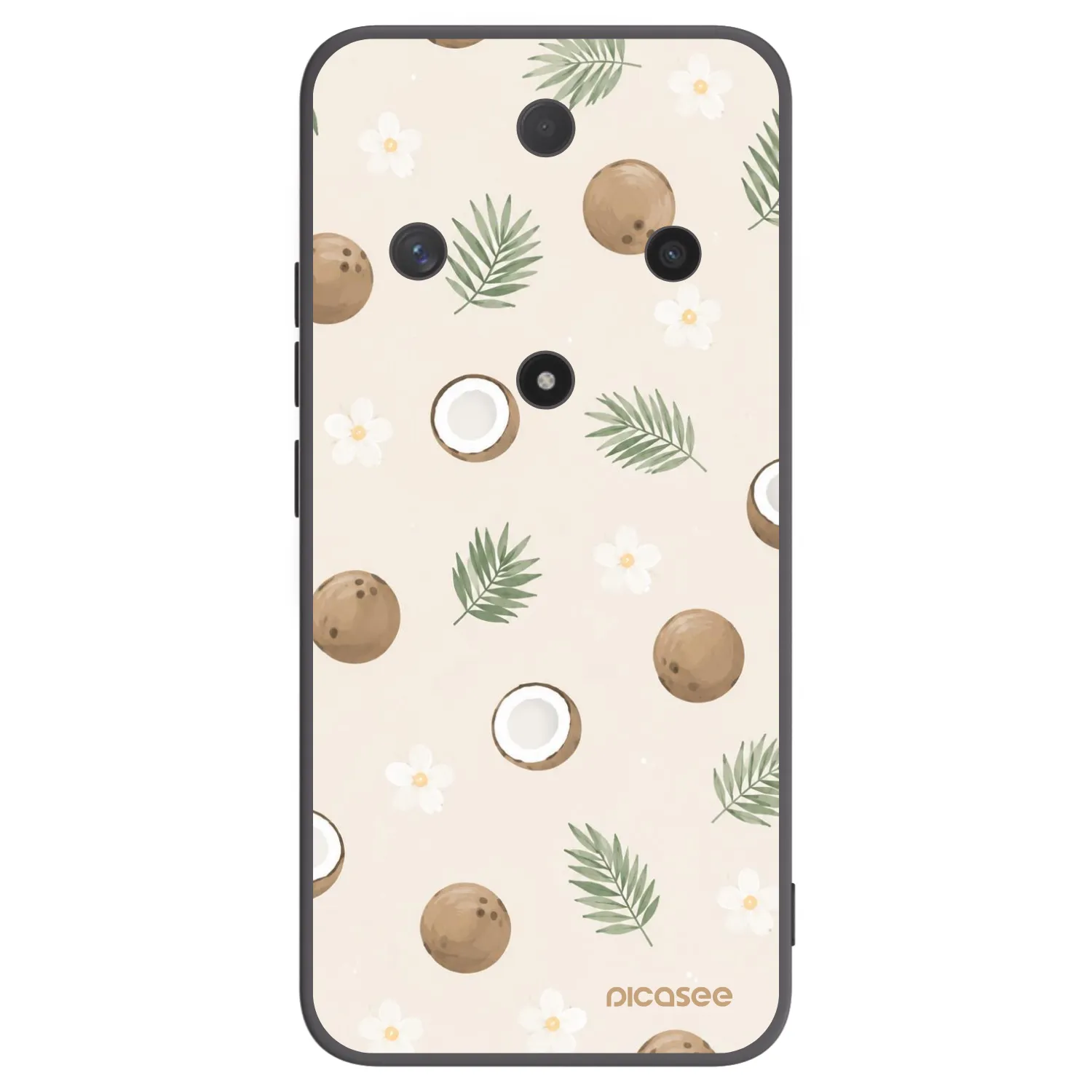 Picasee silikónový čierny obal pre Honor Magic6 Lite 5G - Coconut Breeze