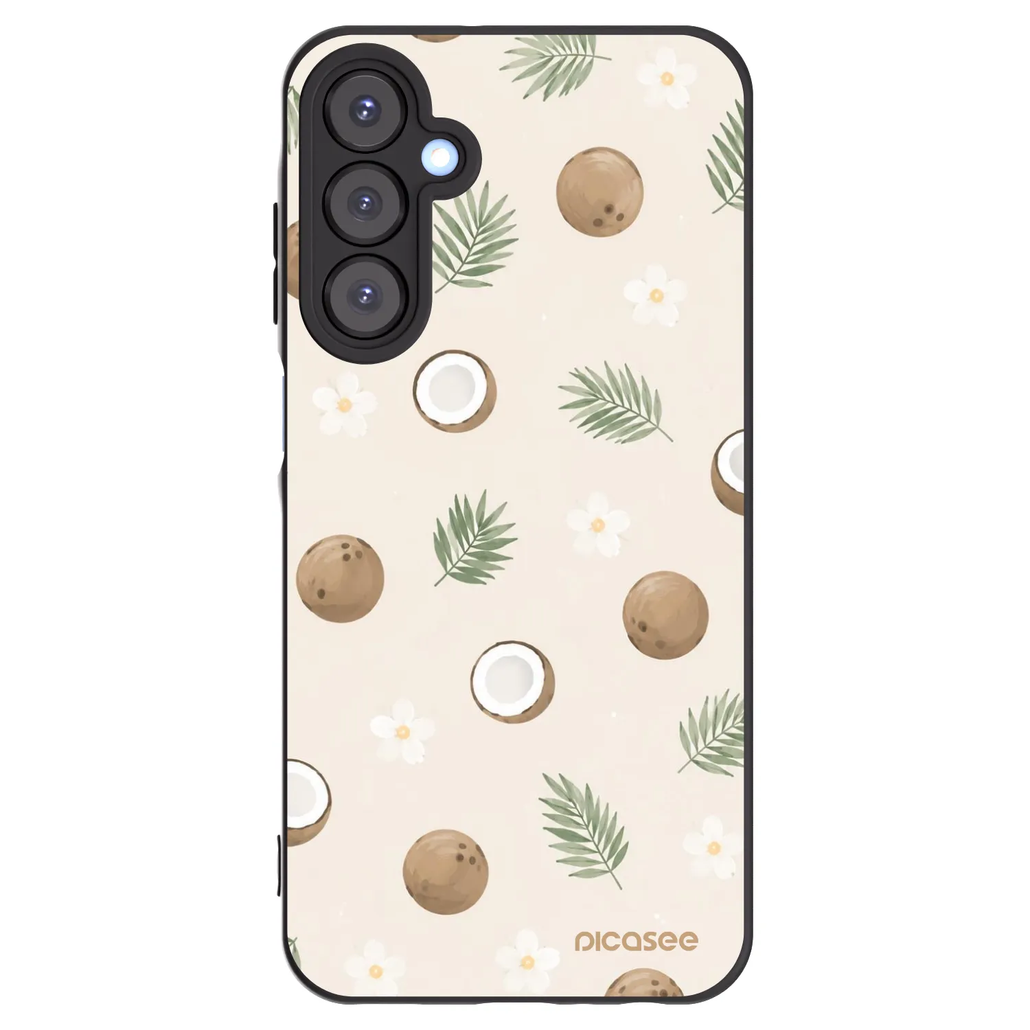 Picasee silikónový čierny obal pre Samsung Galaxy A25 A256B 5G - Coconut Breeze