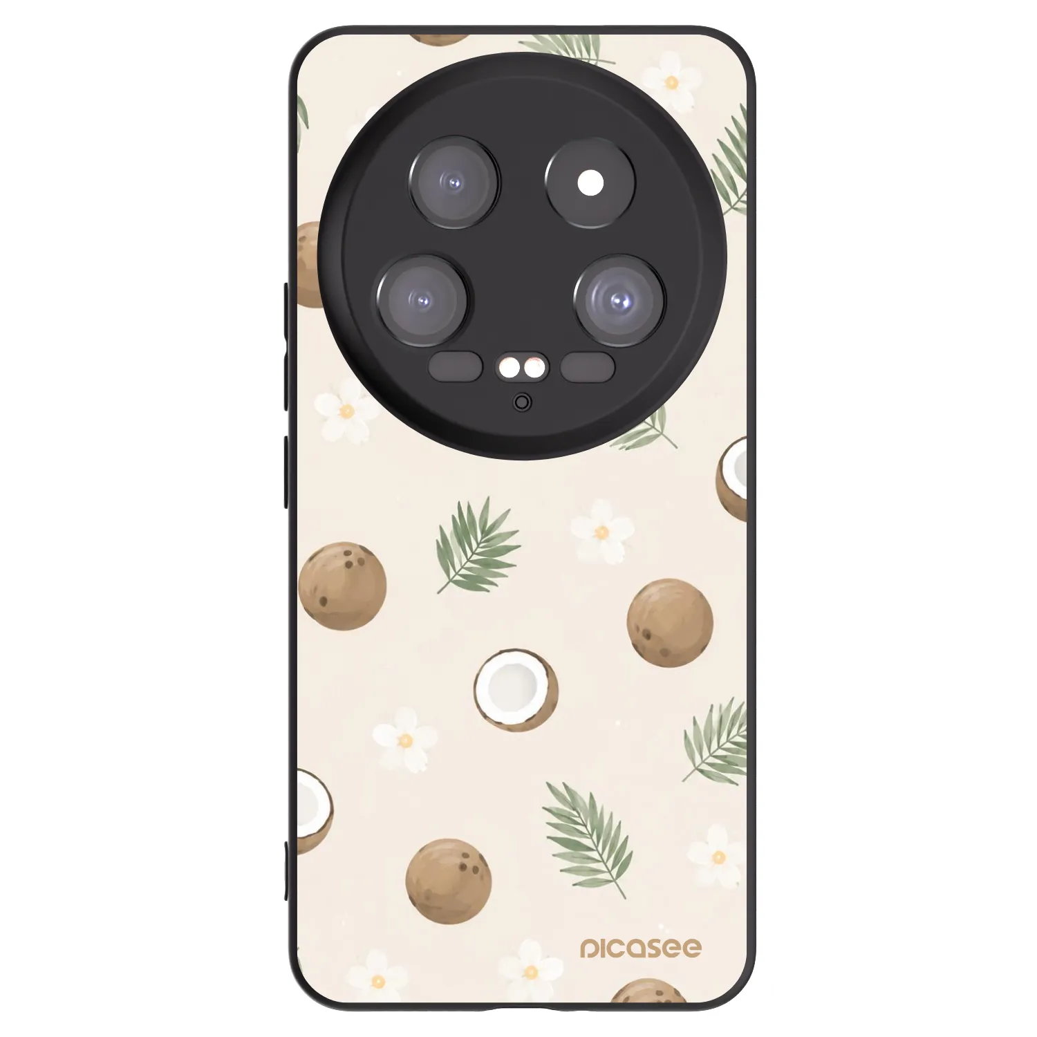 Picasee silikónový čierny obal pre Xiaomi 14 Ultra - Coconut Breeze