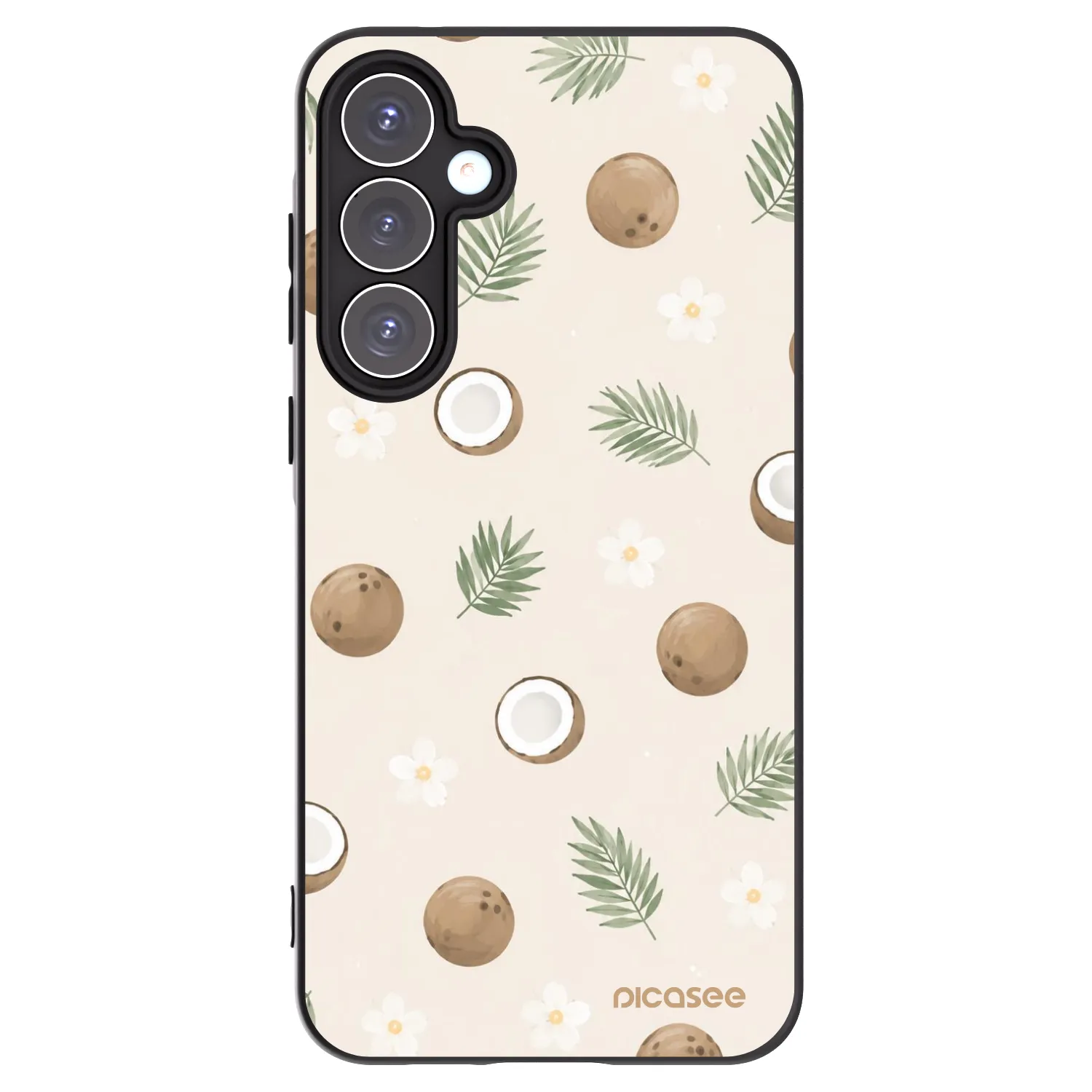 Picasee silikónový čierny obal pre Samsung Galaxy A55 5G A556B - Coconut Breeze