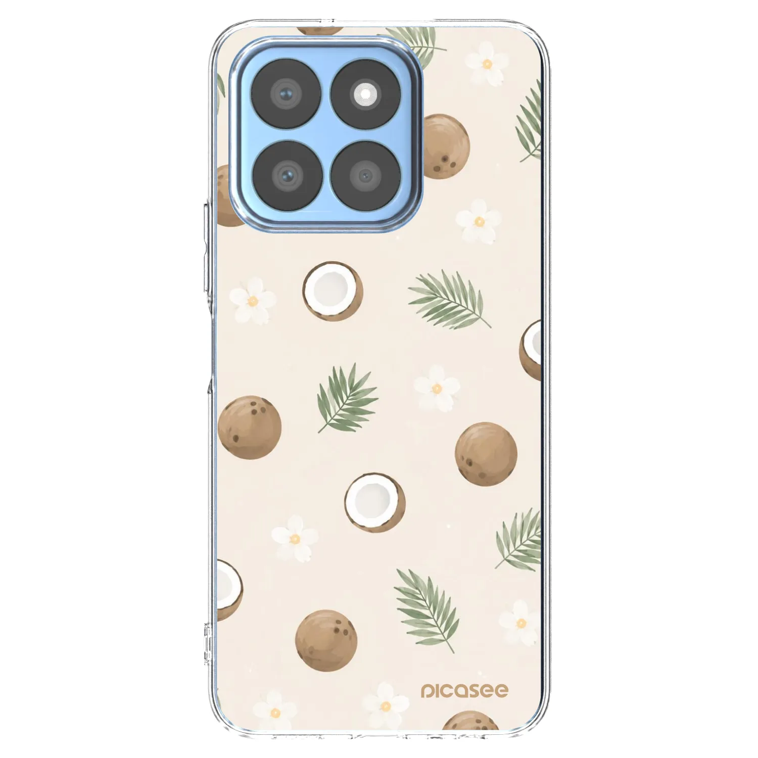 Picasee silikónový prehľadný obal pre Honor X8b - Coconut Breeze