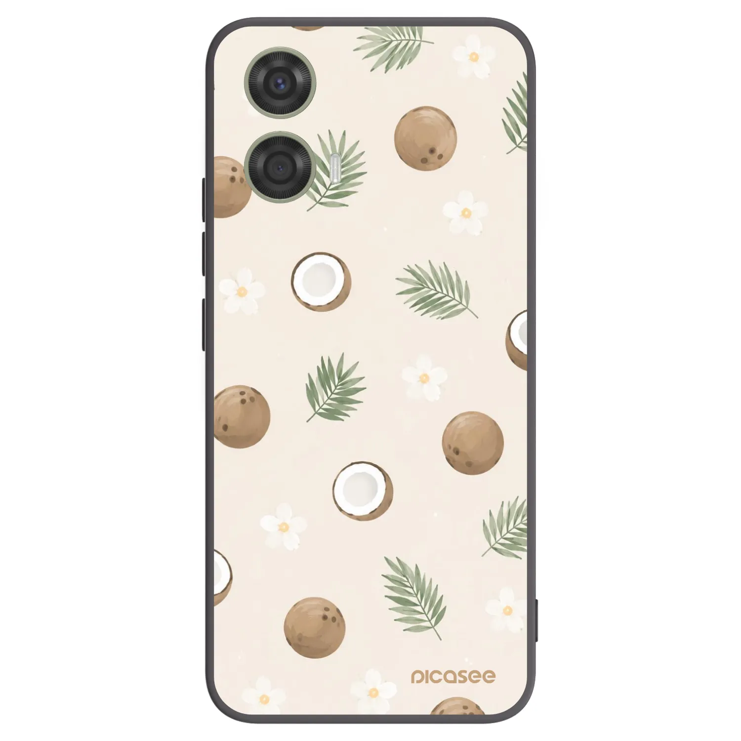 Picasee silikónový čierny obal pre Motorola Moto G24 - Coconut Breeze