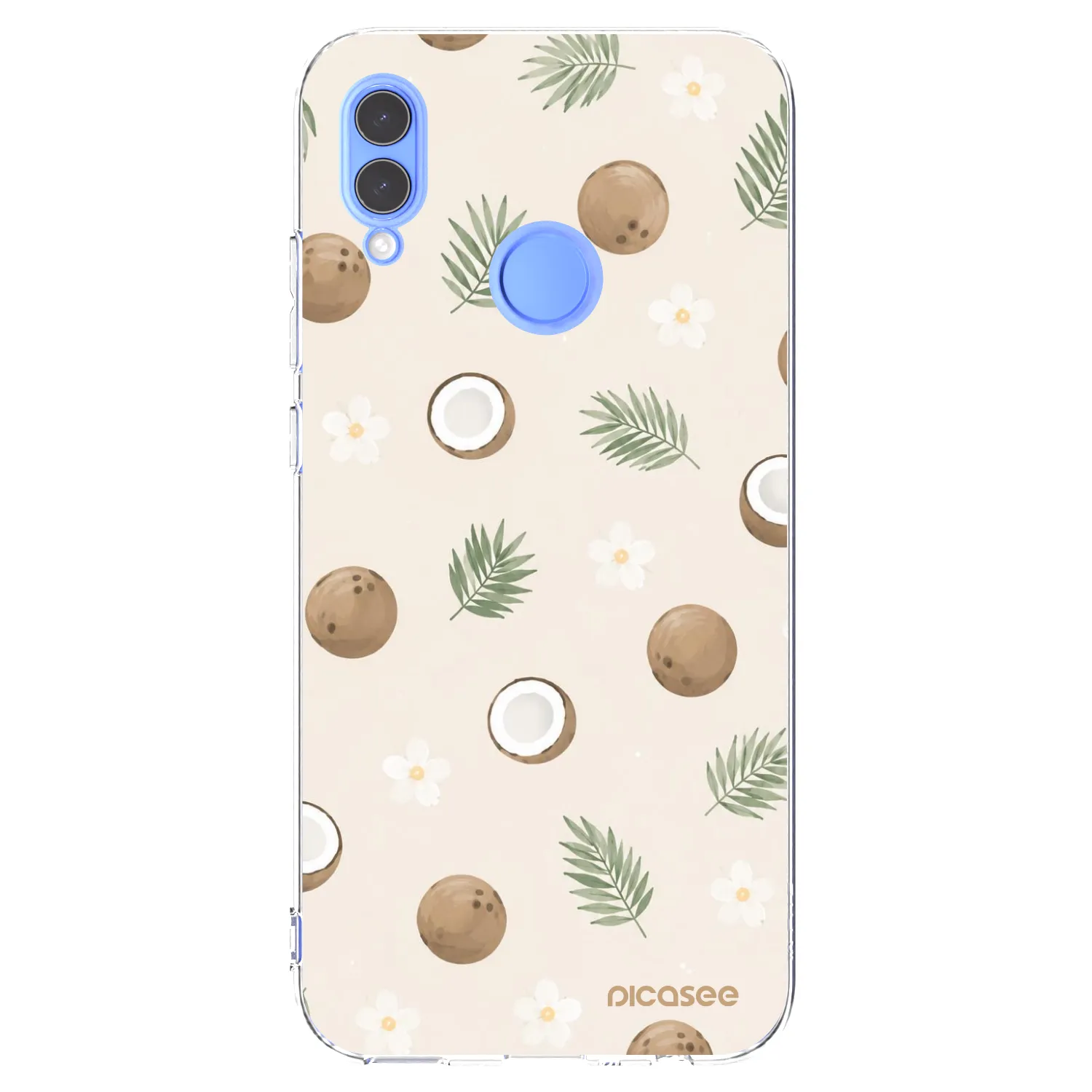 Picasee silikónový prehľadný obal pre Huawei P Smart 2019 - Coconut Breeze