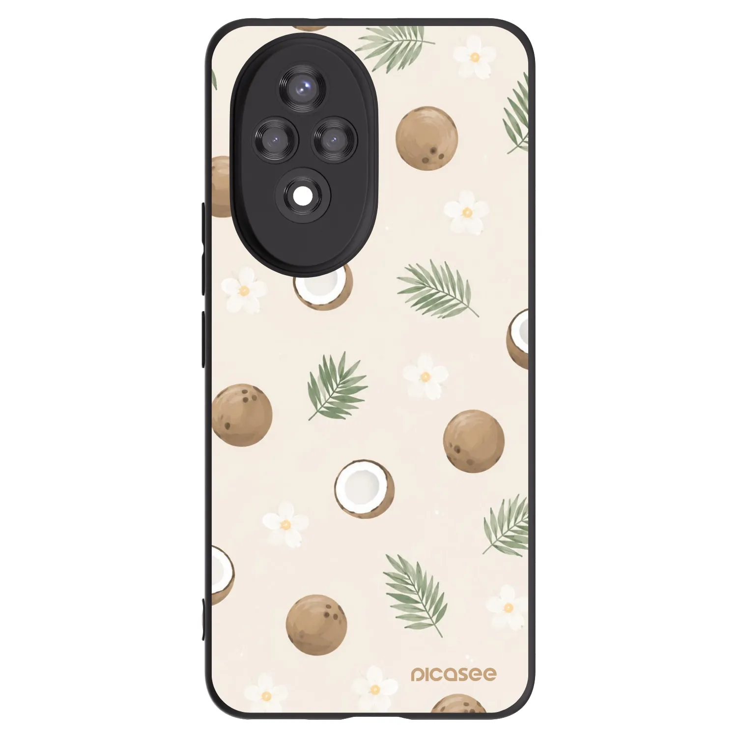 Picasee silikónový čierny obal pre Honor 200 Pro 5G - Coconut Breeze