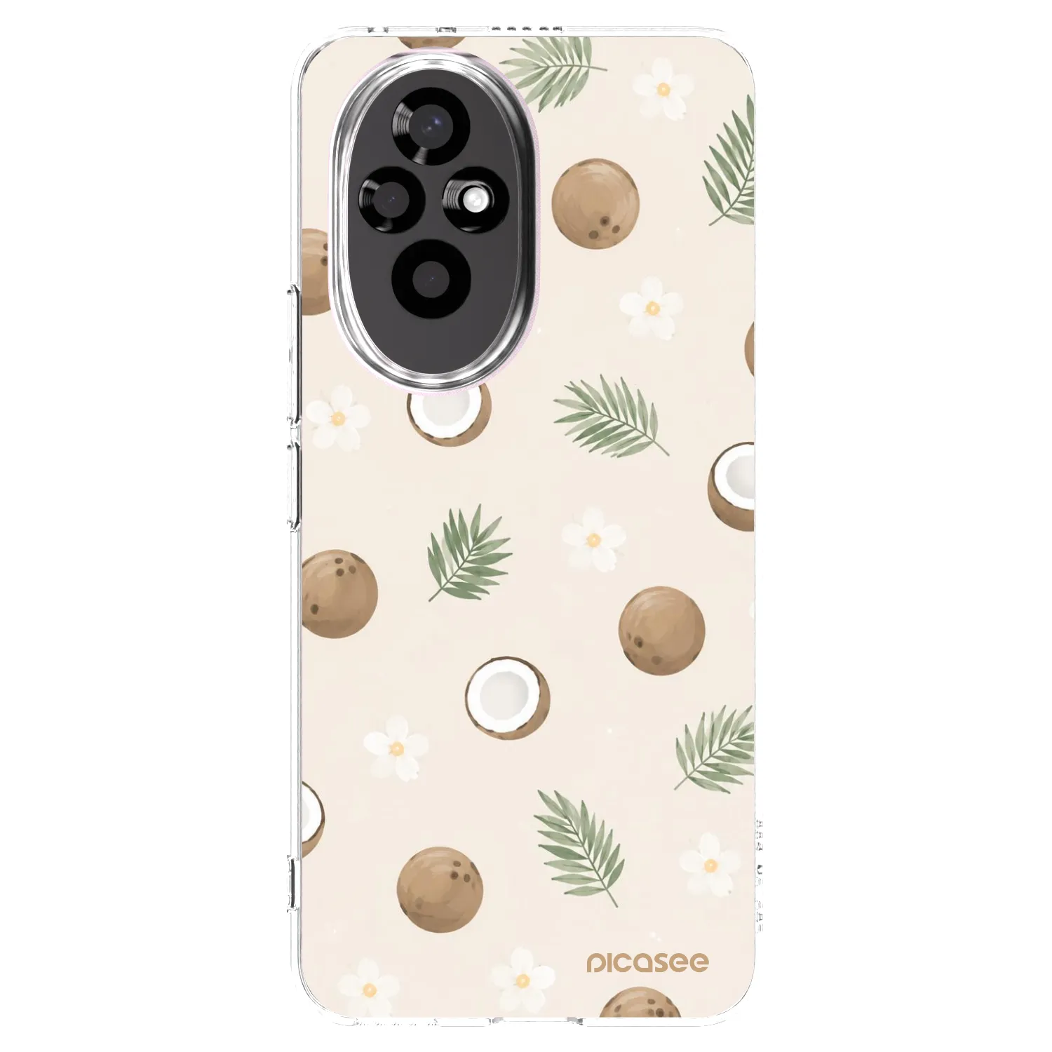 Picasee silikónový prehľadný obal pre Honor 200 Pro 5G - Coconut Breeze