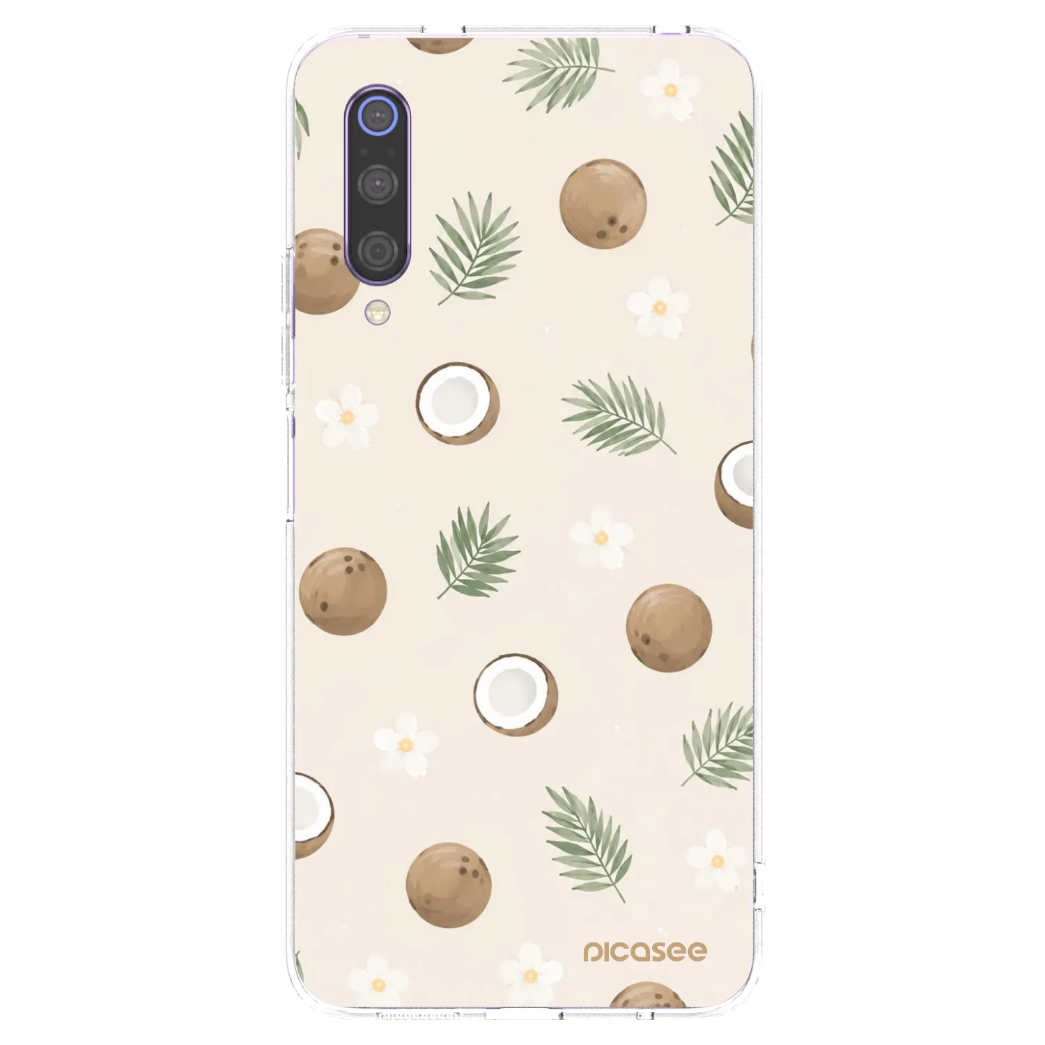 Picasee silikónový prehľadný obal pre Xiaomi Mi 9 - Coconut Breeze