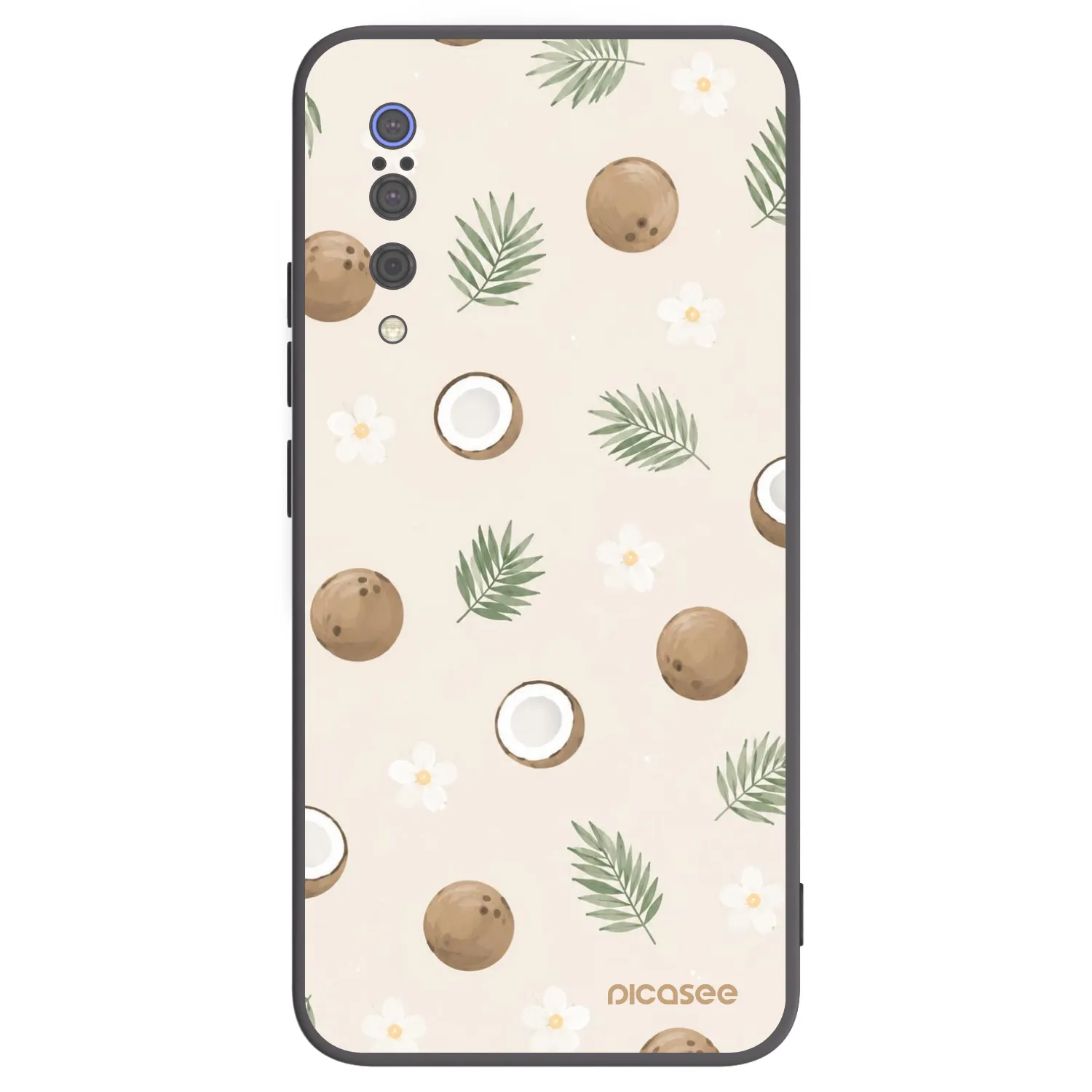 Picasee silikónový čierny obal pre Xiaomi Mi 9 - Coconut Breeze