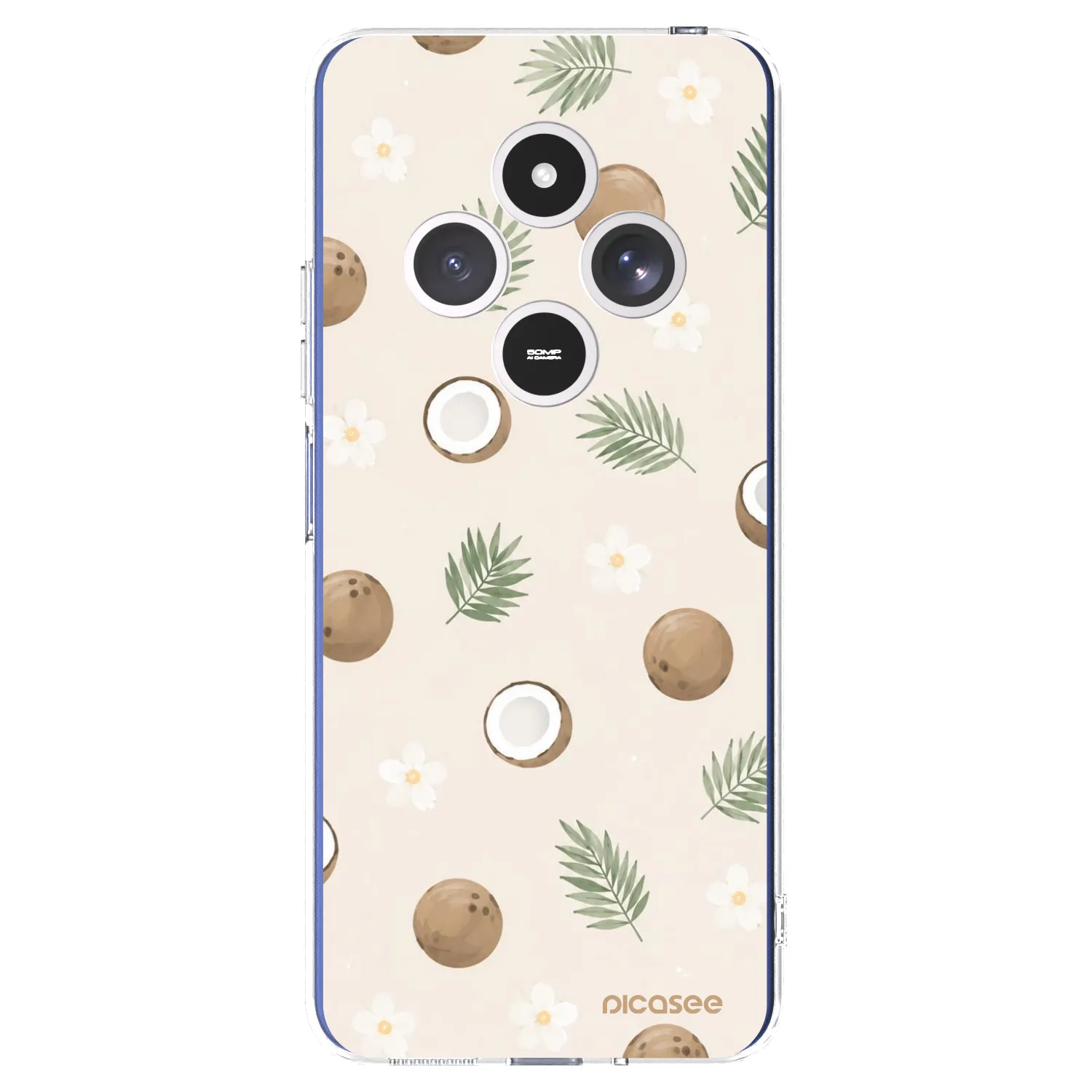 Picasee silikónový prehľadný obal pre Xiaomi Redmi 14C - Coconut Breeze