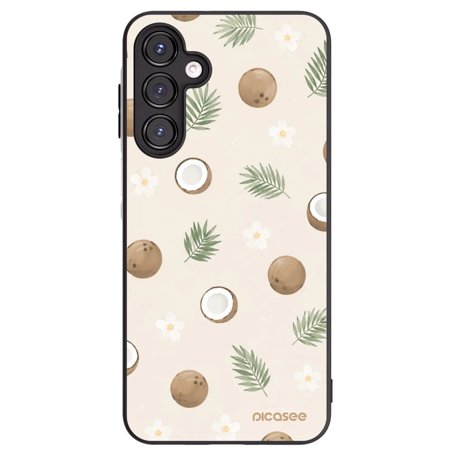 Picasee silikónový čierny obal pre Samsung Galaxy A16 5G - Coconut Breeze