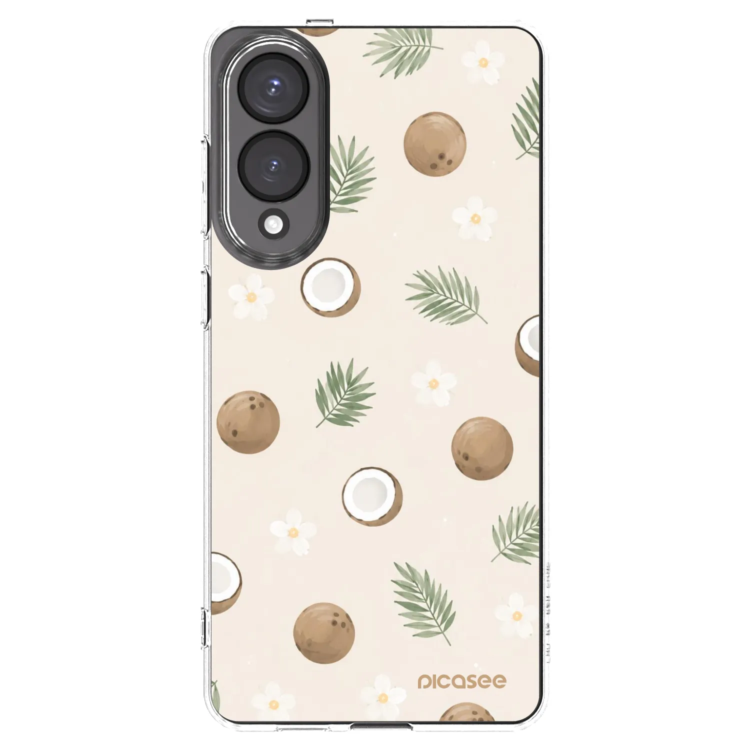 Picasee silikónový prehľadný obal pre Samsung Galaxy S25 Edge 5G - Coconut Breeze