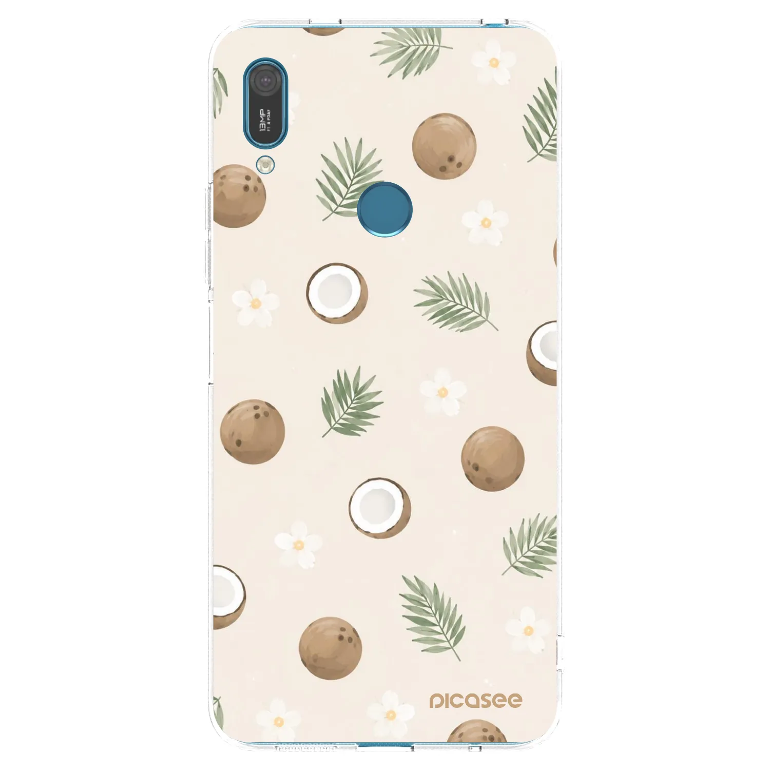 Picasee silikónový prehľadný obal pre Huawei Y7 2019 - Coconut Breeze
