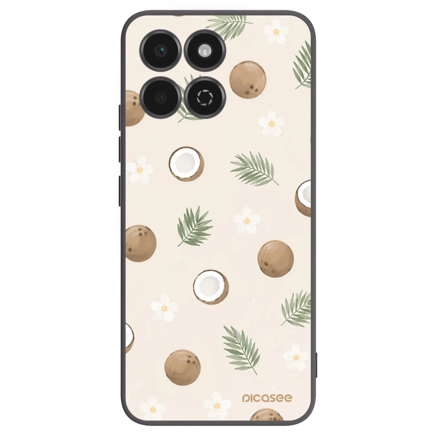 Picasee silikónový čierny obal pre Honor 200 Smart 5G - Coconut Breeze