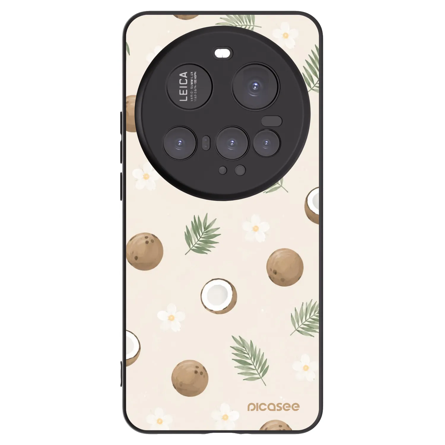 Picasee silikónový čierny obal pre Xiaomi 15 Ultra - Coconut Breeze