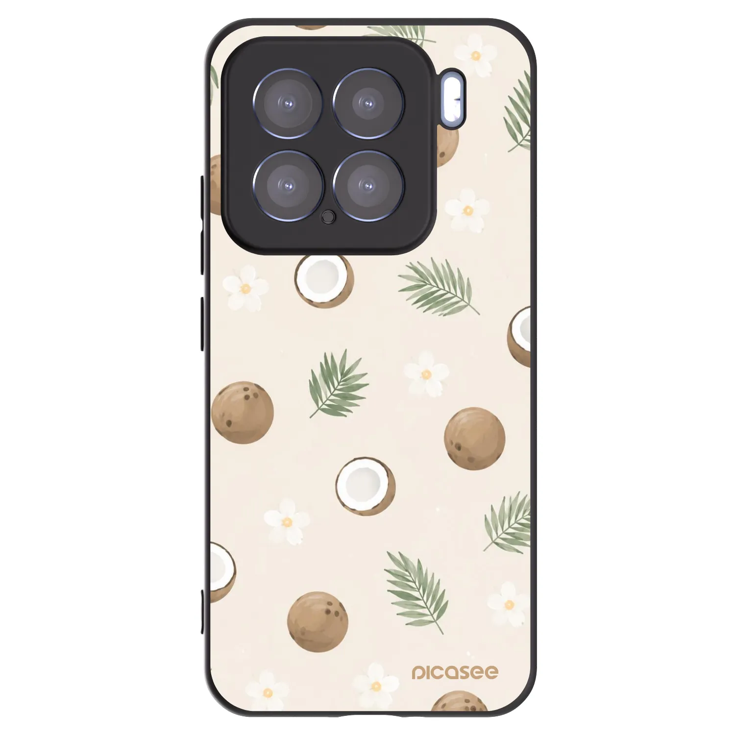 Picasee silikónový čierny obal pre Xiaomi 15 - Coconut Breeze