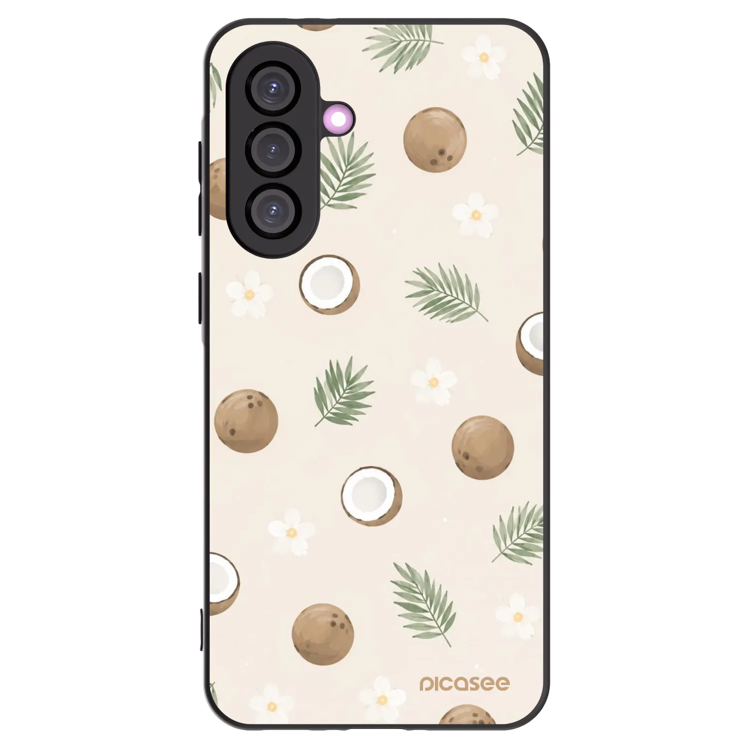 Picasee silikónový čierny obal pre Samsung Galaxy A36 5G - Coconut Breeze
