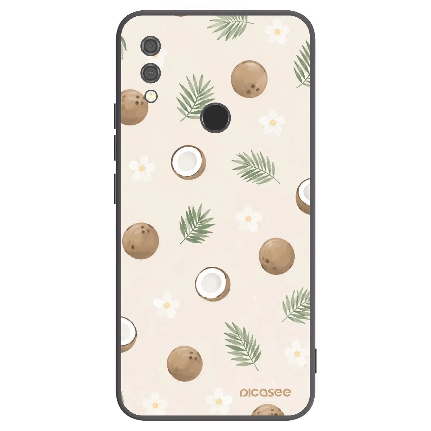 Picasee silikónový čierny obal pre Xiaomi Redmi Note 7 - Coconut Breeze