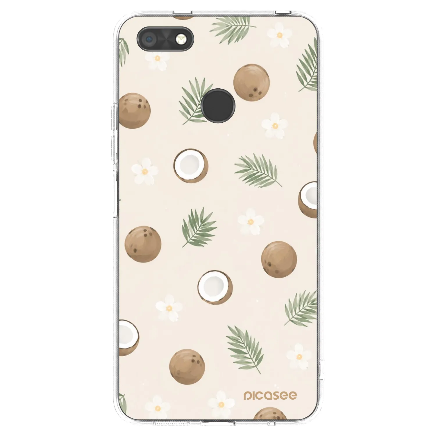 Picasee silikónový prehľadný obal pre Huawei P9 Lite Mini - Coconut Breeze